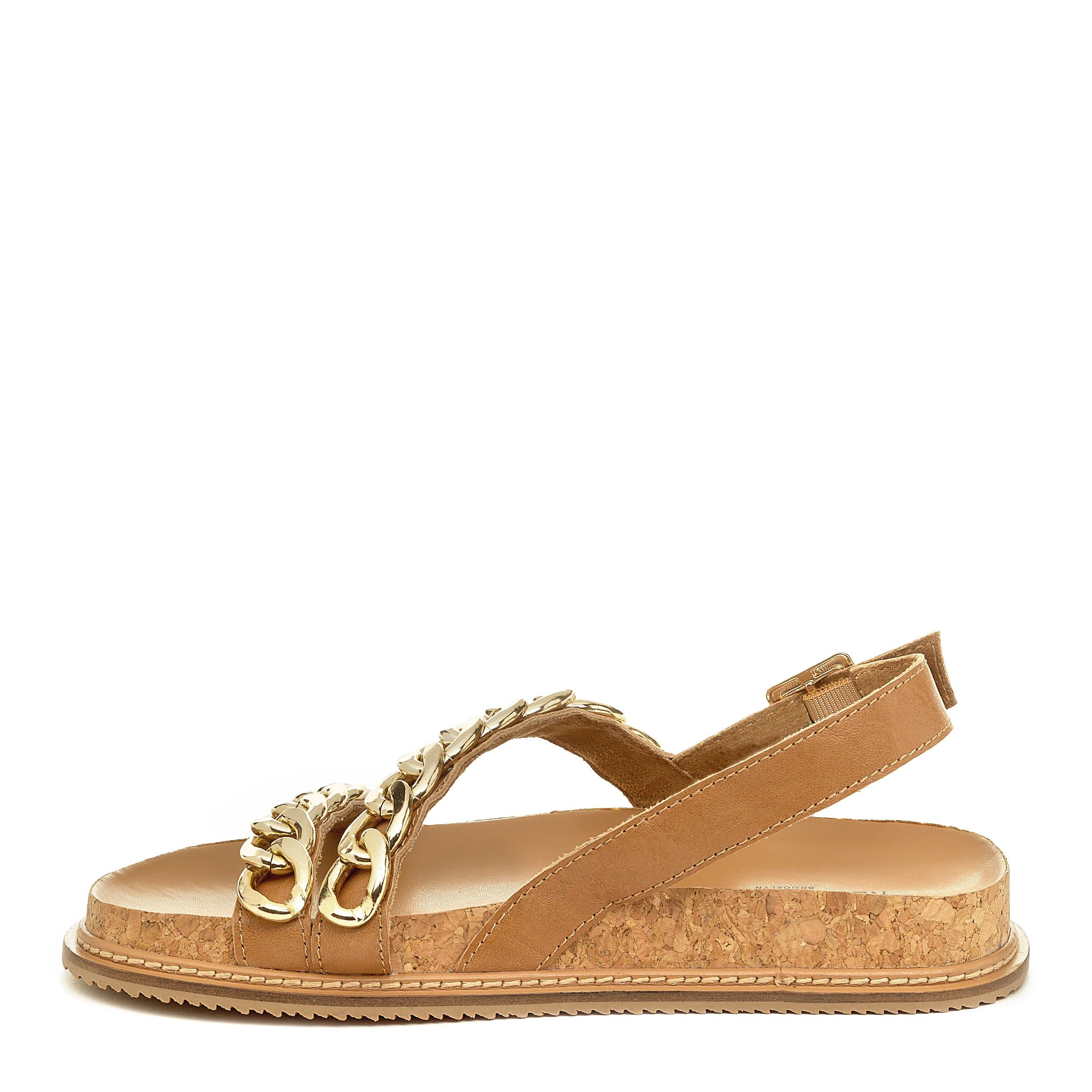 Script Tan Slingback Sandal sold by Kelsi Dagger product image thumbnail 4