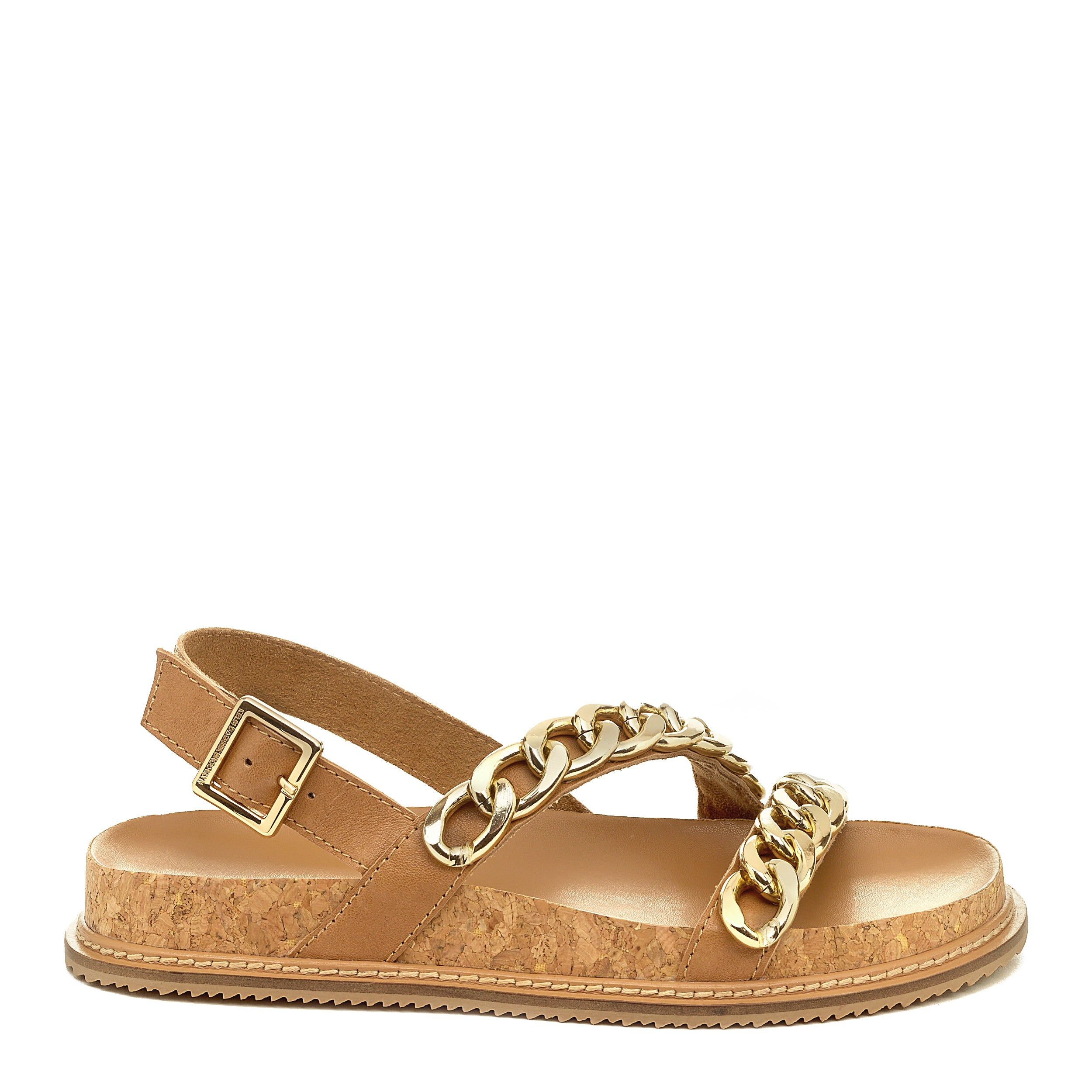 Script Tan Slingback Sandal sold by Kelsi Dagger
