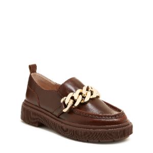 Pulse Brown Leather Loafers sold by Kelsi Dagger