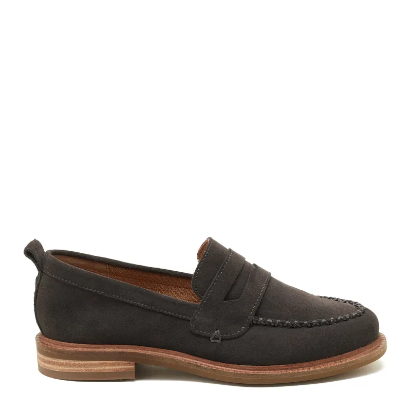Lens Graphite Suede Loafers sold by Kelsi Dagger