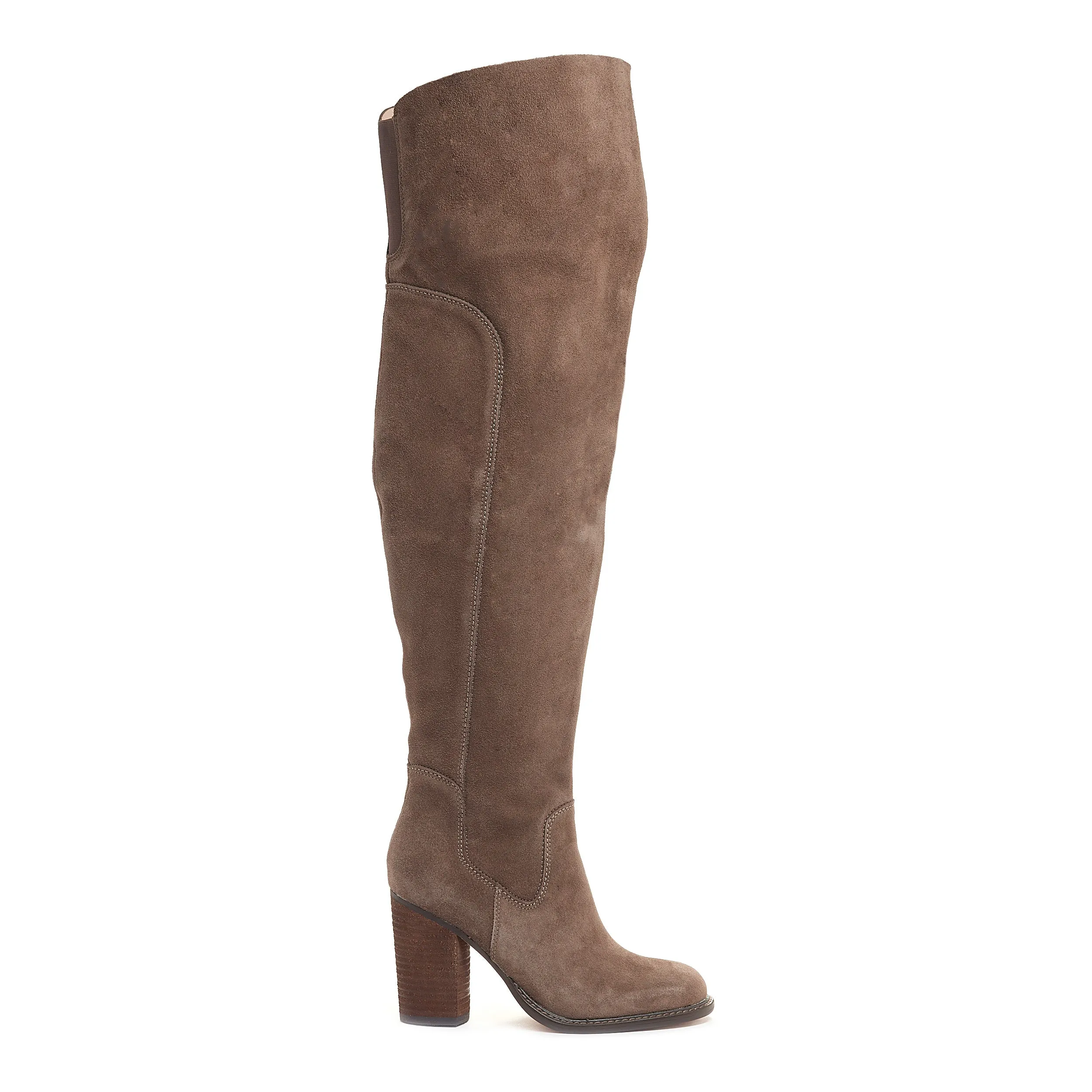 Logan Taupe Wide Calf Boots sold by Kelsi Dagger