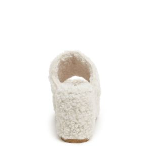 Rowan Natural Faux Shearling Platform Sandals sold by Kelsi Dagger