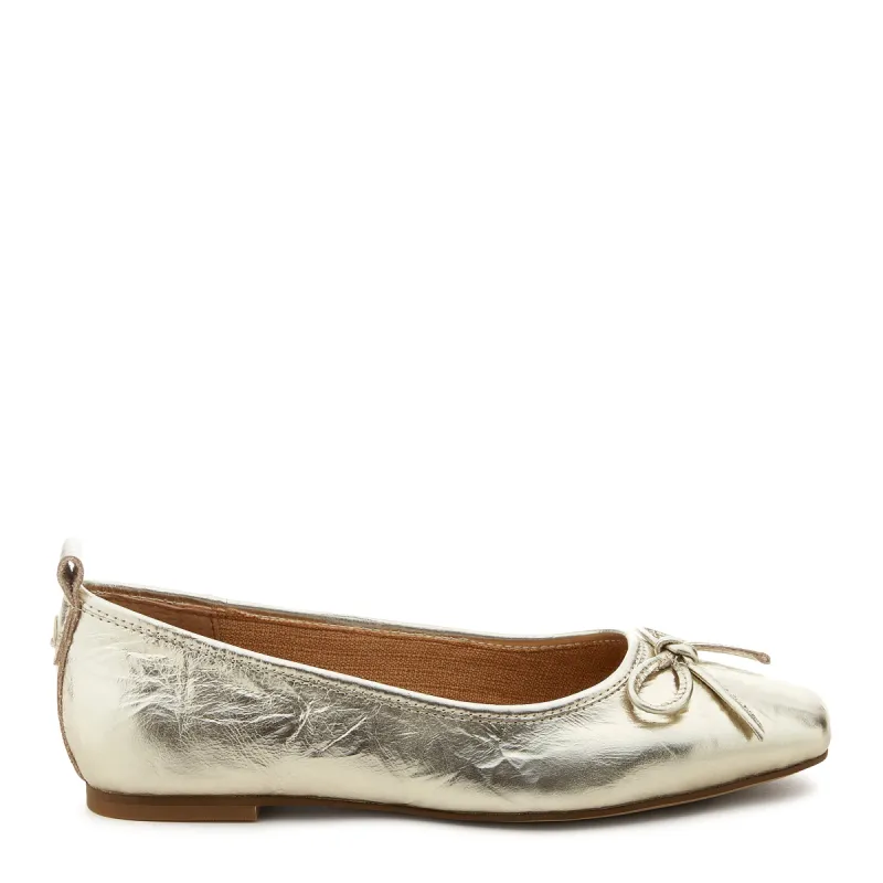 Frankie Gold Ballet Flats sold by Kelsi Dagger