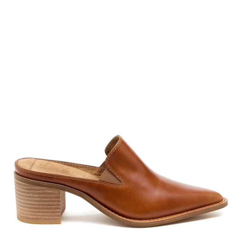 Mason Caramel Pointed Toe Mules sold by Kelsi Dagger