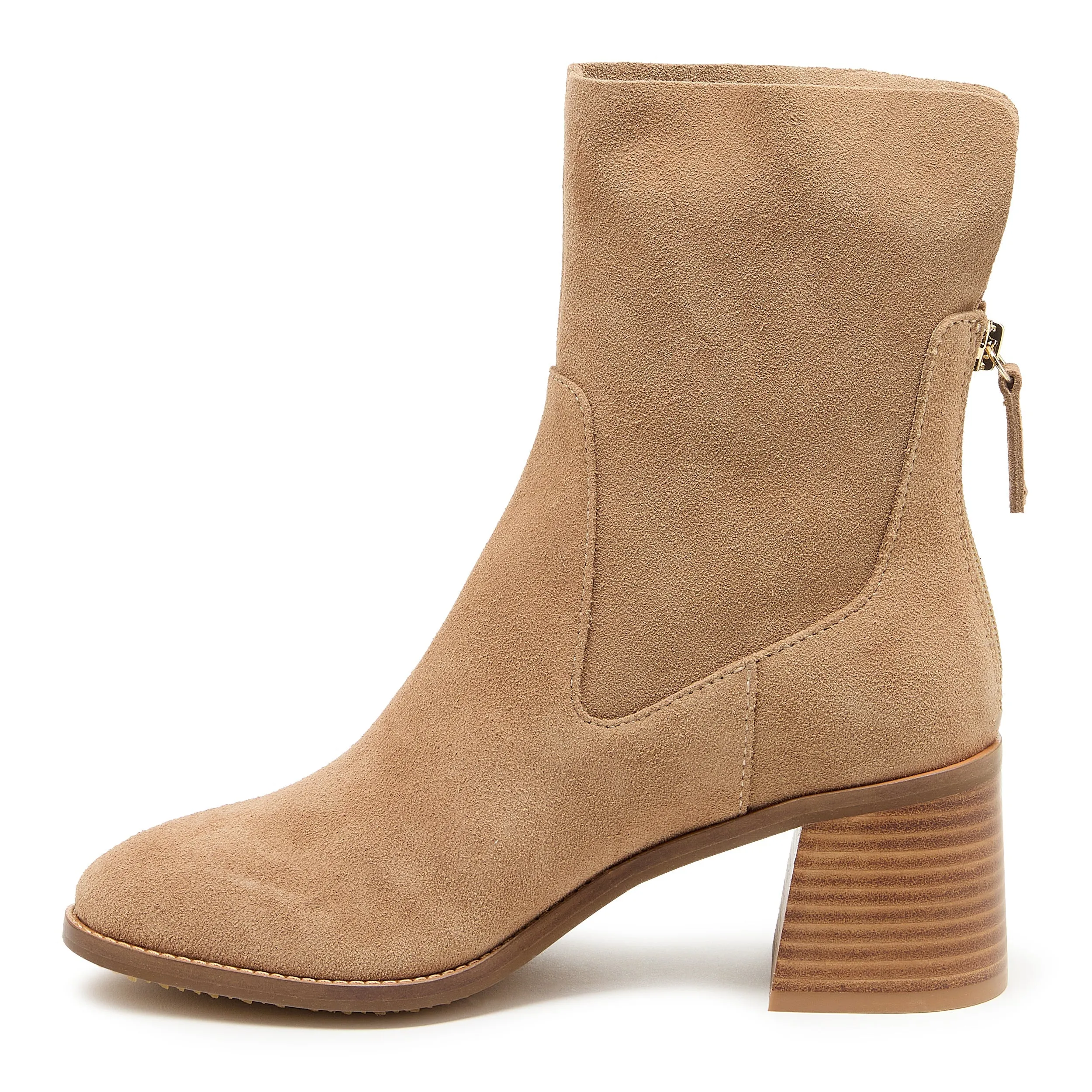 Island Almond Suede Wide Width Booties sold by Kelsi Dagger product image thumbnail 3