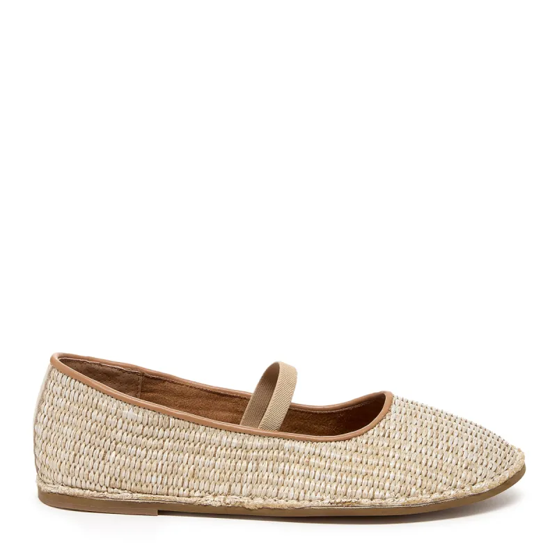 Harper Raffia Mary Jane Flats sold by Kelsi Dagger