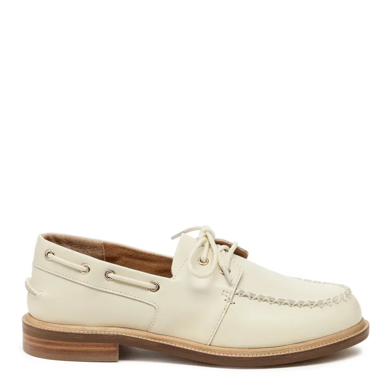 Linny Shell Leather Boat Shoe sold by Kelsi Dagger