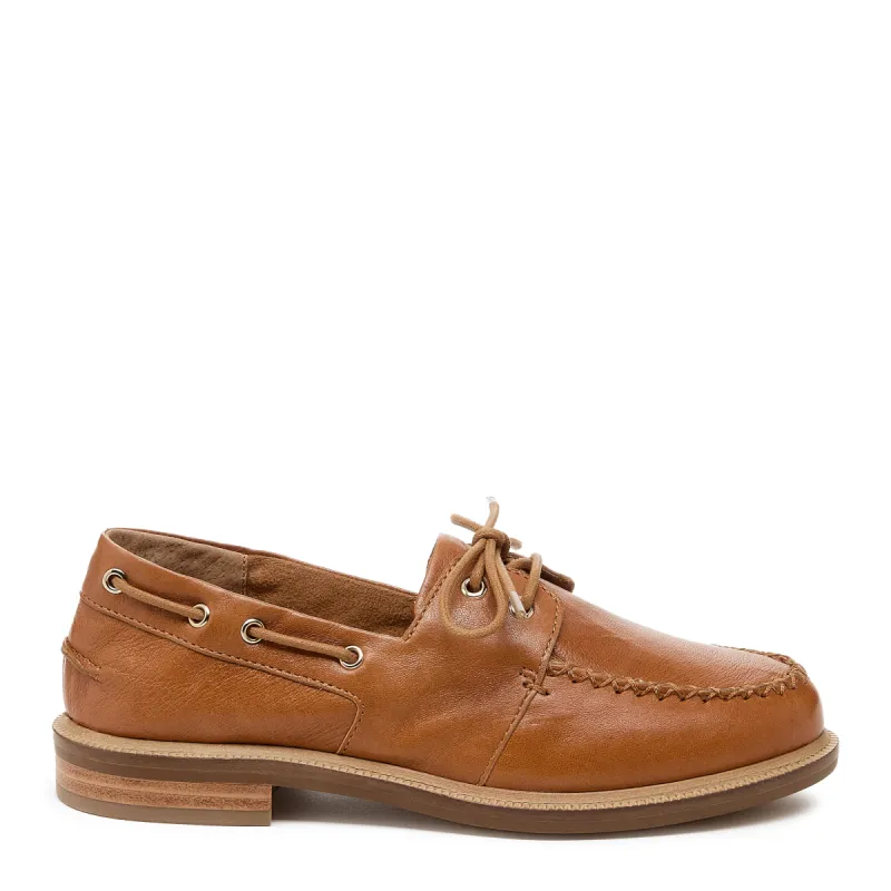 Linny Fox Leather Boat Shoe sold by Kelsi Dagger