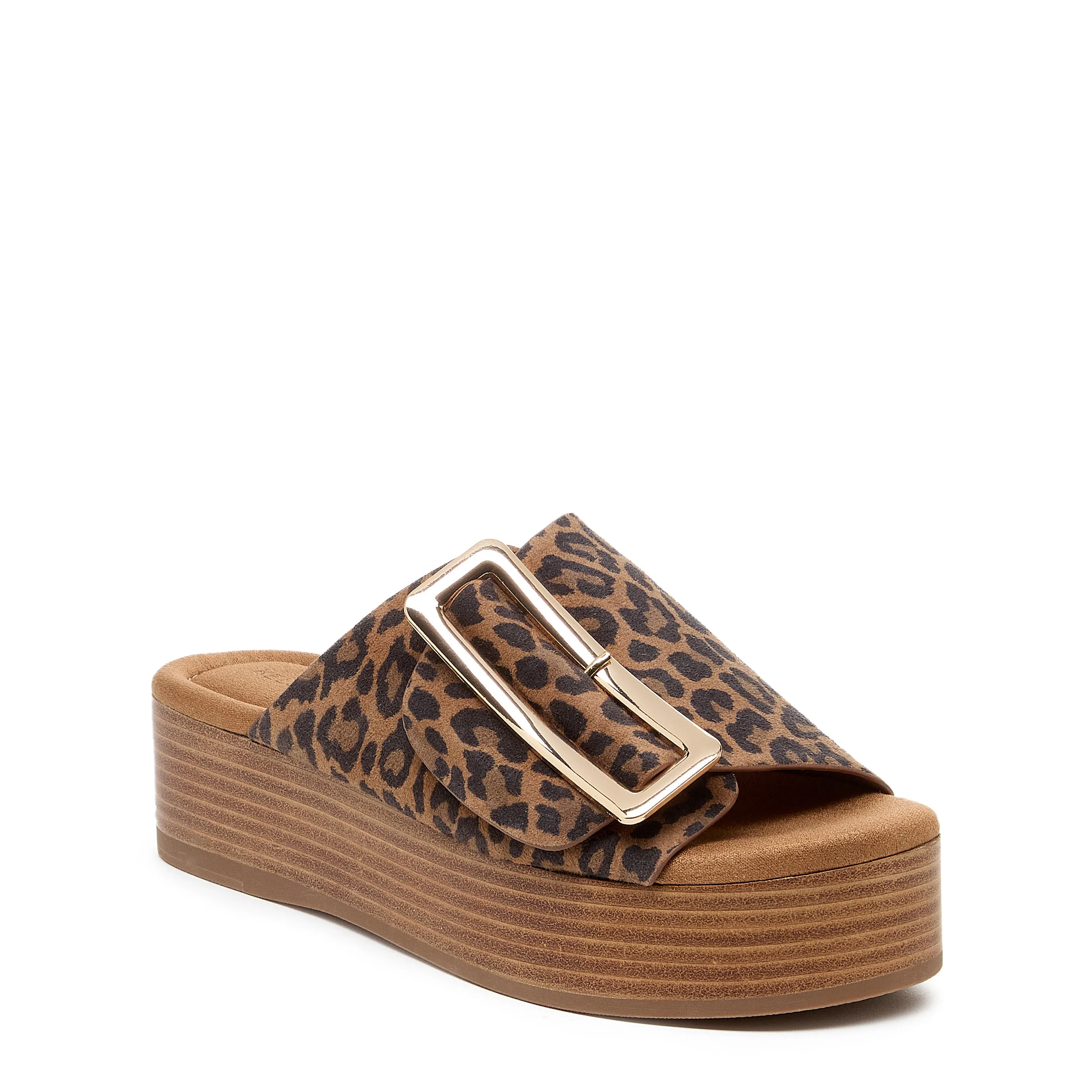 Dover Leopard Suede Platform Sandals sold by Kelsi Dagger product image thumbnail 2
