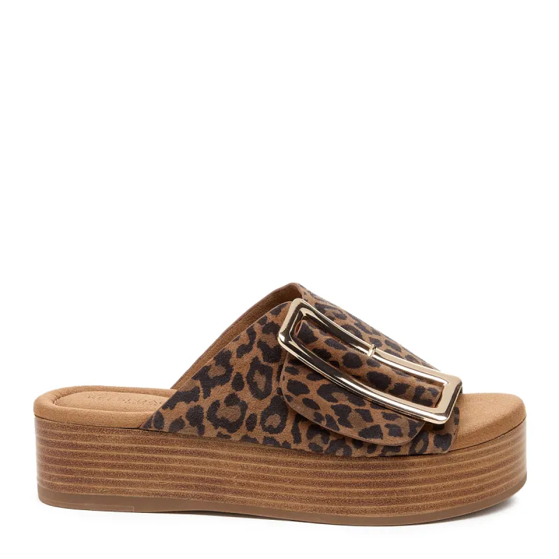 Dover Leopard Suede Platform Sandals sold by Kelsi Dagger