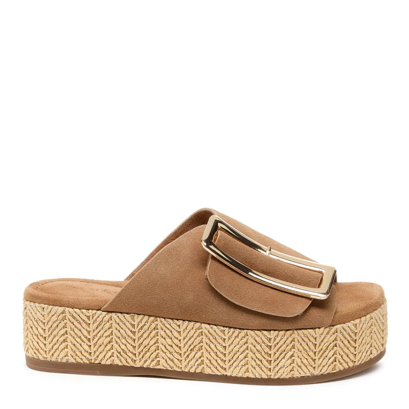 Dover Shell Raffia Platform Sandals sold by Kelsi Dagger