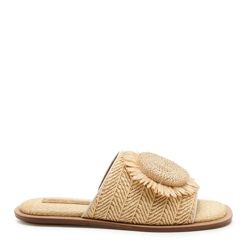 Bloom Natural Raffia Sandal sold by Kelsi Dagger