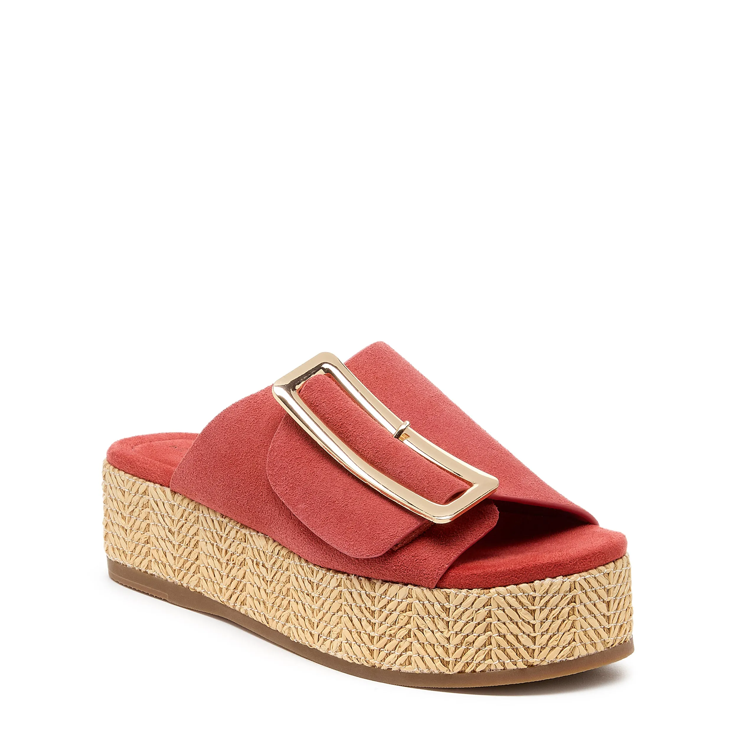 Dover Red Suede Platform Sandals sold by Kelsi Dagger product image thumbnail 2
