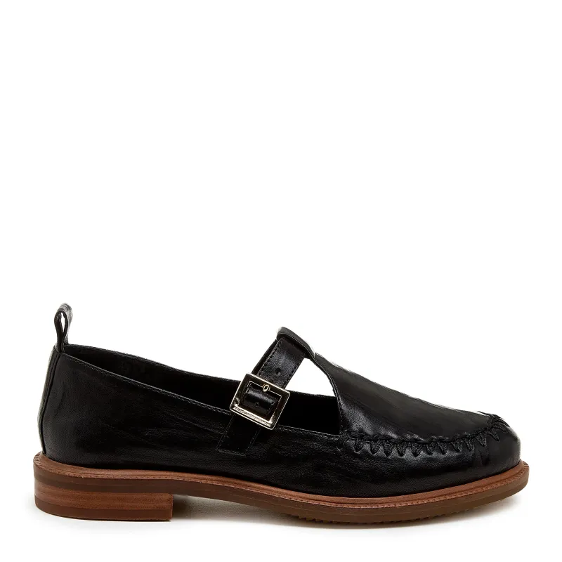 Lou Black T-Strap Mary Jane Loafers sold by Kelsi Dagger