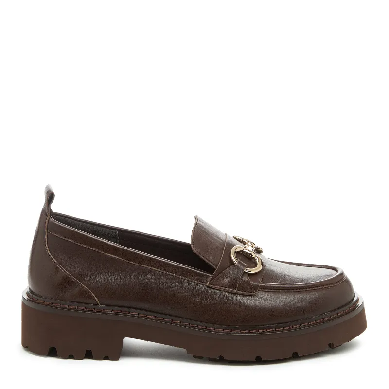 Jemmie Cacao Lug Loafer sold by Kelsi Dagger