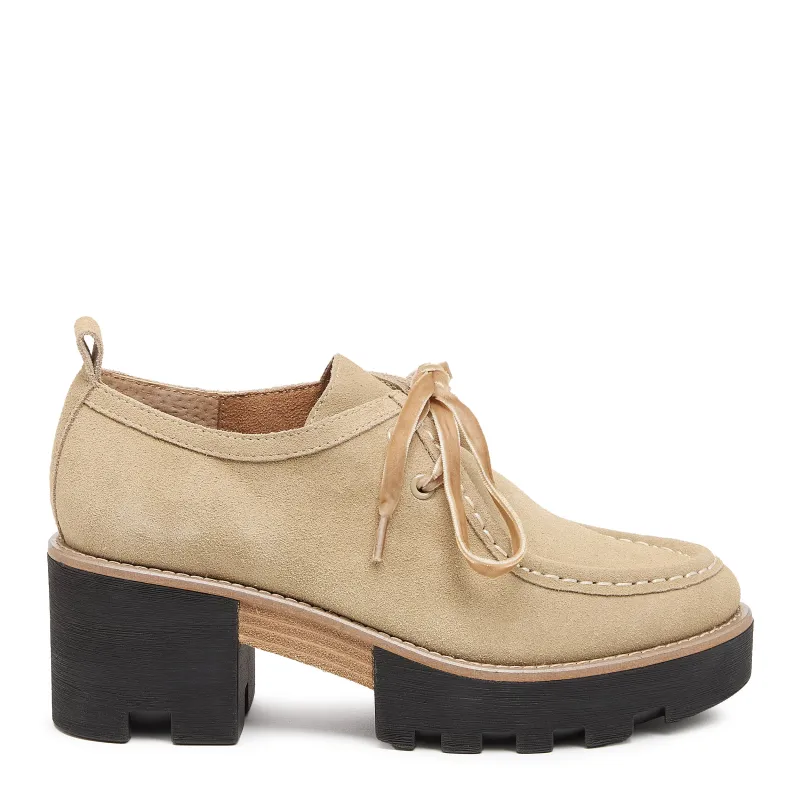 Olga Oatmeal Lug Loafer sold by Kelsi Dagger