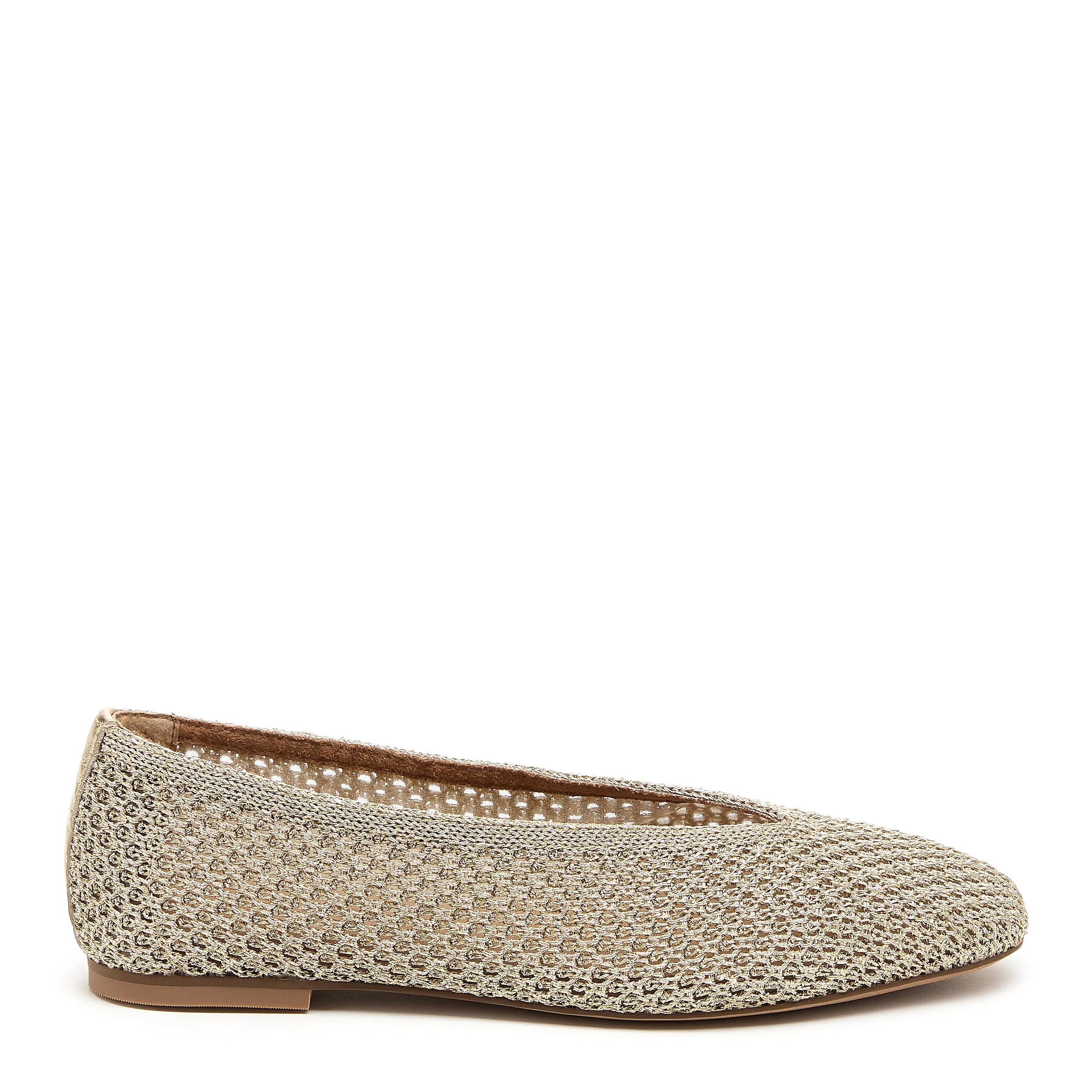 Freya Gold Mesh Ballet Flats sold by Kelsi Dagger