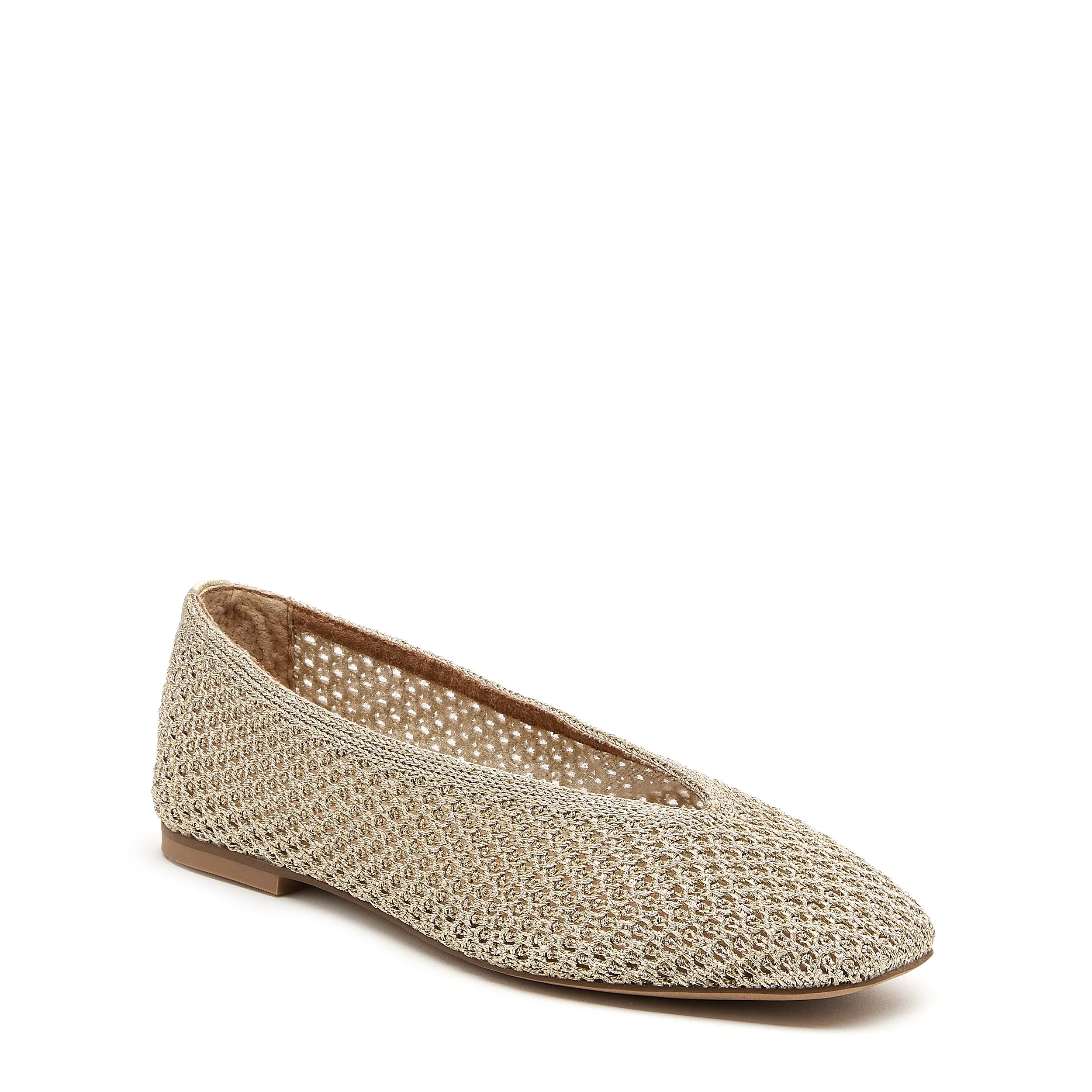 Freya Gold Mesh Ballet Flats sold by Kelsi Dagger product image thumbnail 2