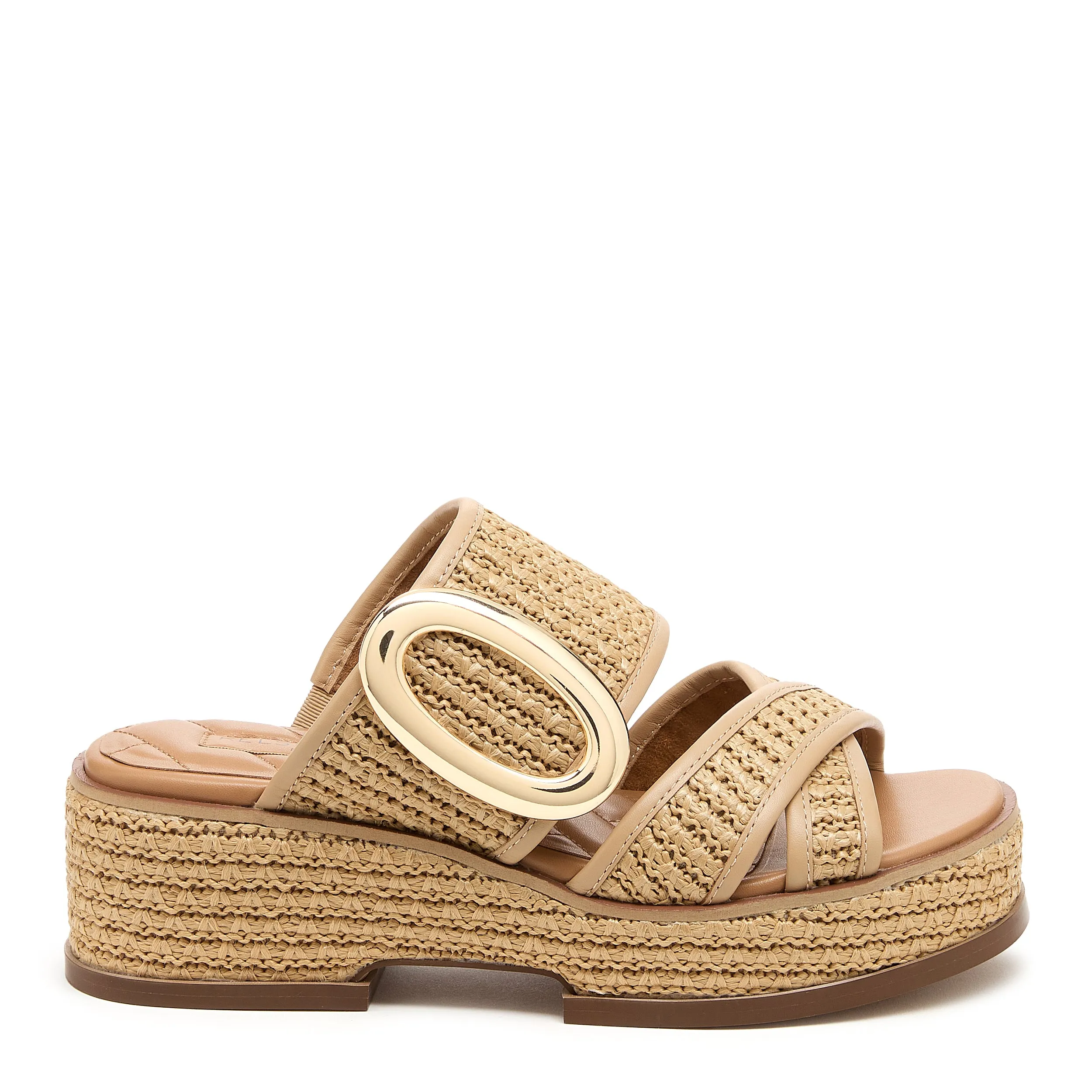 Nina Raffia Wedge Sandals sold by Kelsi Dagger