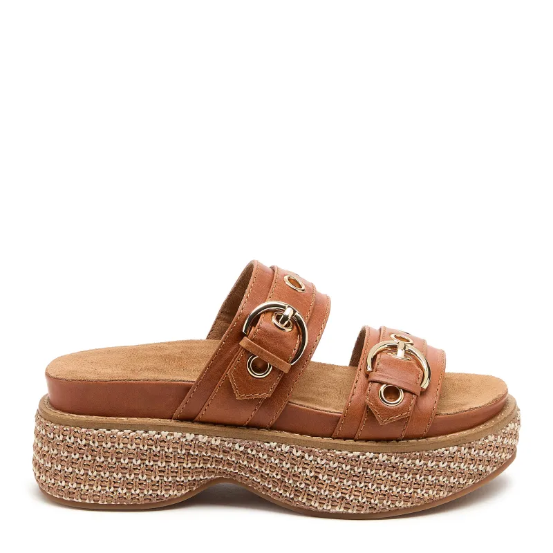 Penny Auburn Platform Sandals sold by Kelsi Dagger