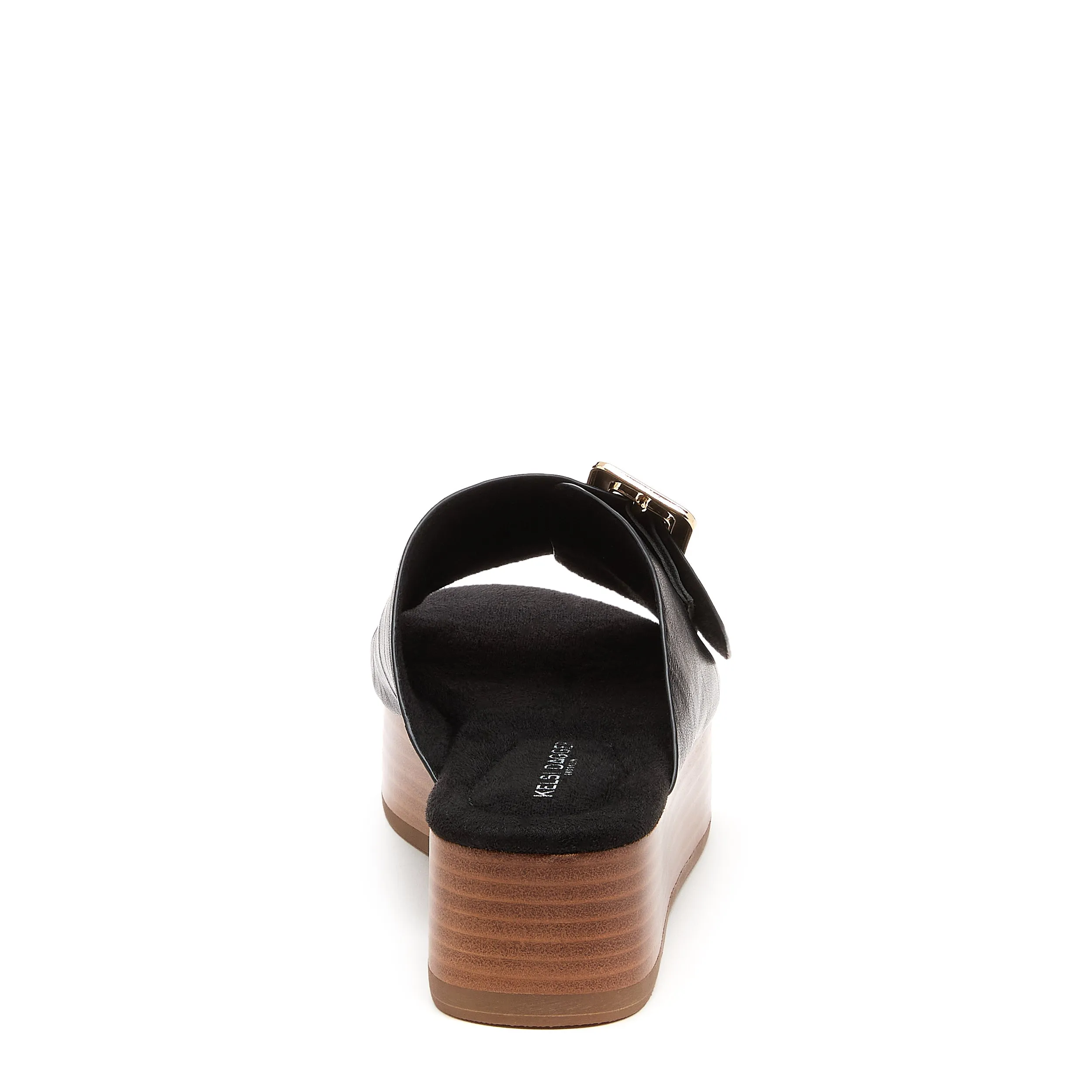 Dover Black Leather Platform Sandals sold by Kelsi Dagger product image thumbnail 3