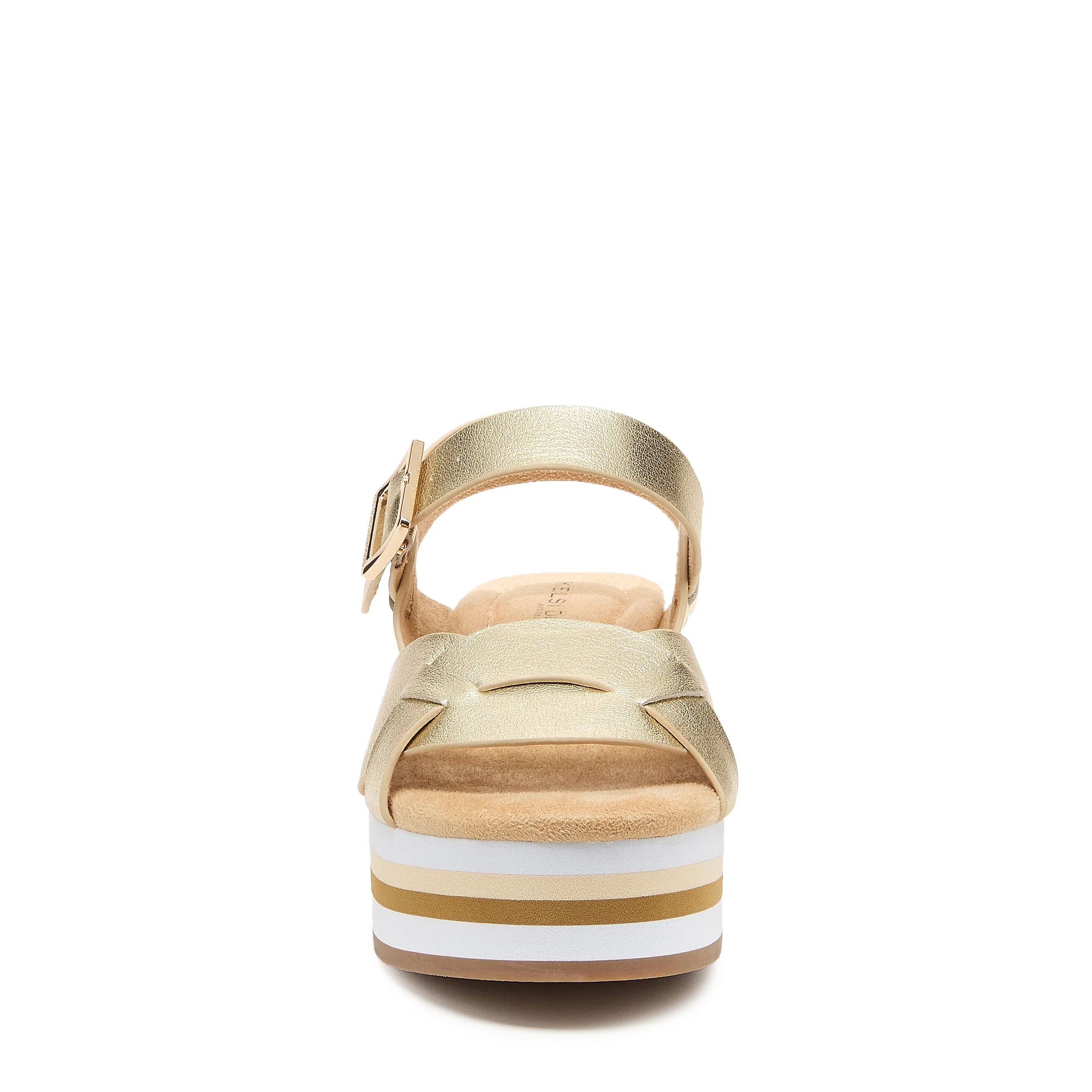 Breeze Light Gold Platform Sandals sold by Kelsi Dagger product image thumbnail 5