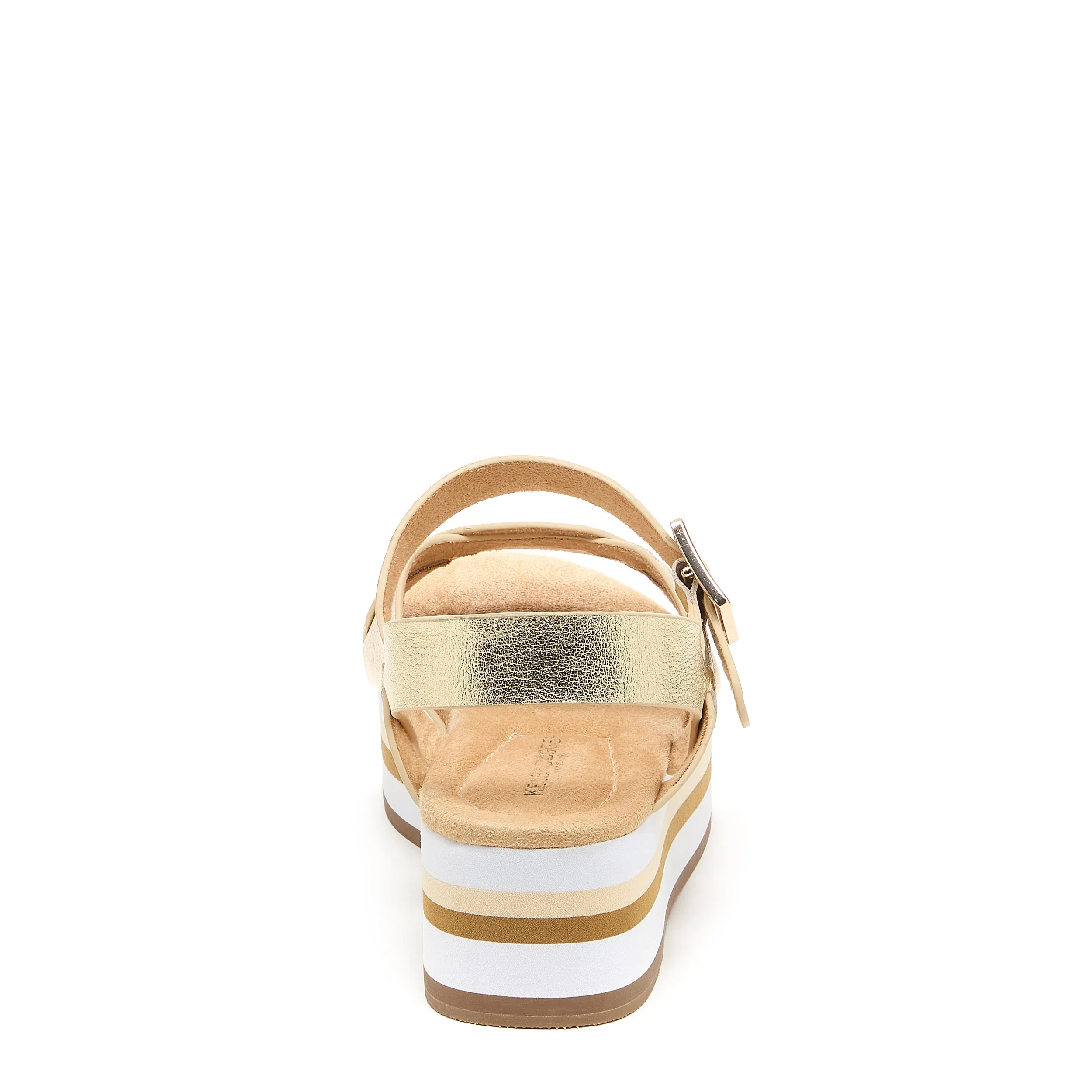 Breeze Light Gold Platform Sandals sold by Kelsi Dagger product image thumbnail 4