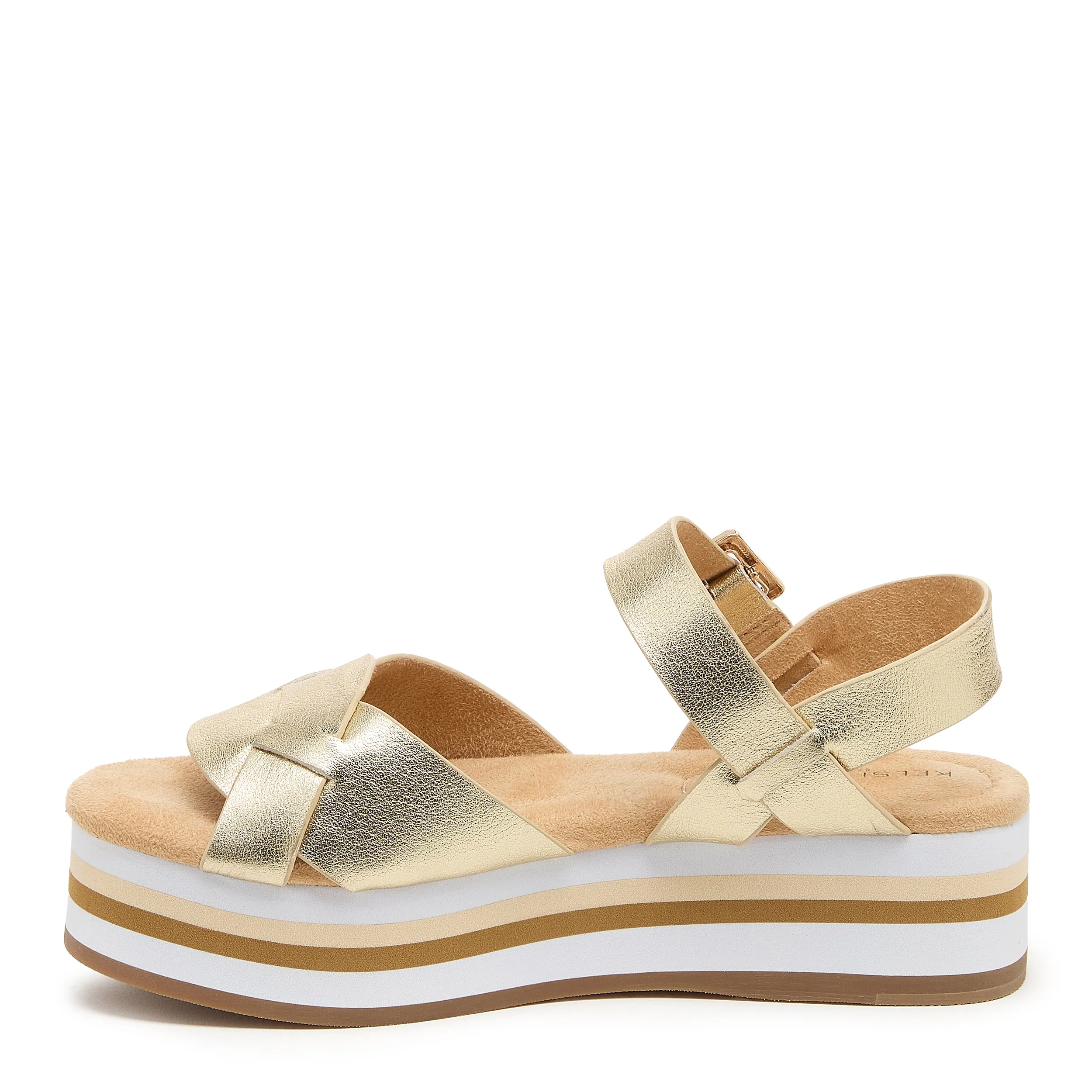 Breeze Light Gold Platform Sandals sold by Kelsi Dagger product image thumbnail 3