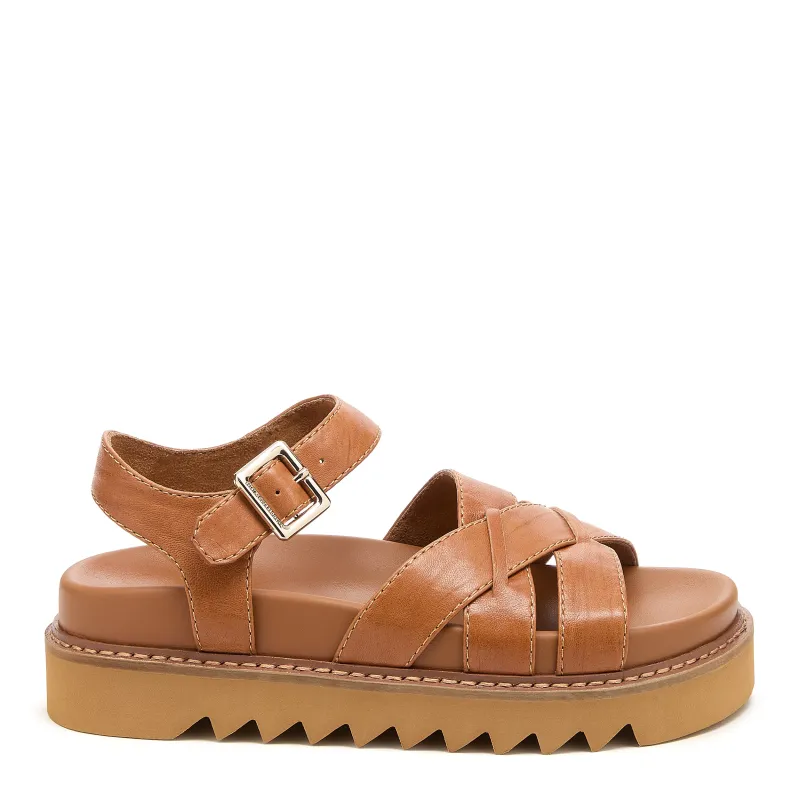 Kova Tan Platform Sandals made by Kelsi Dagger