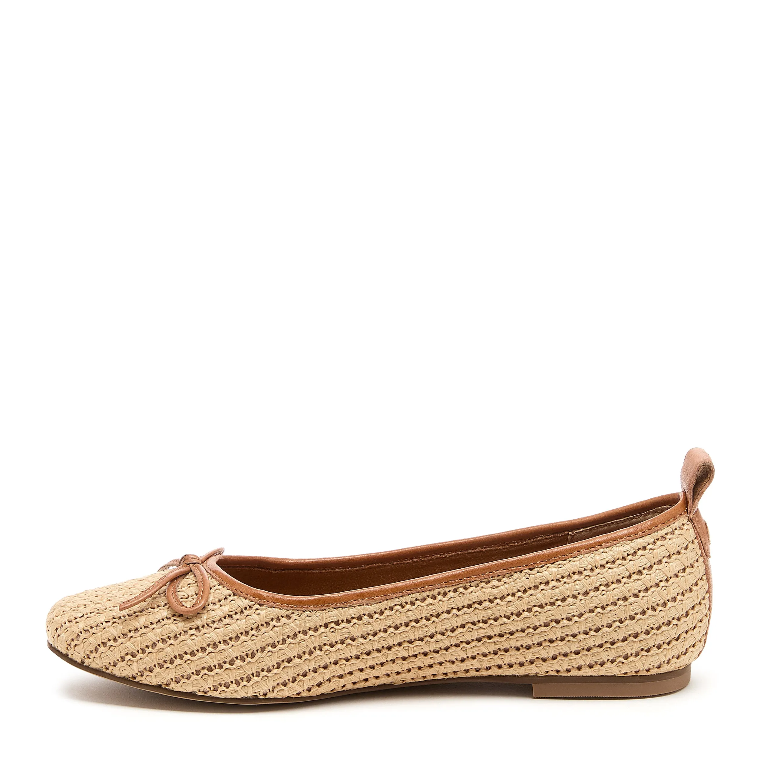 Frankie Natural Raffia Ballet Flats sold by Kelsi Dagger product image thumbnail 3