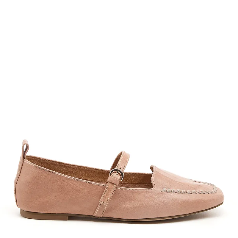 Ferry Pink Mary Jane Flats made by Kelsi Dagger
