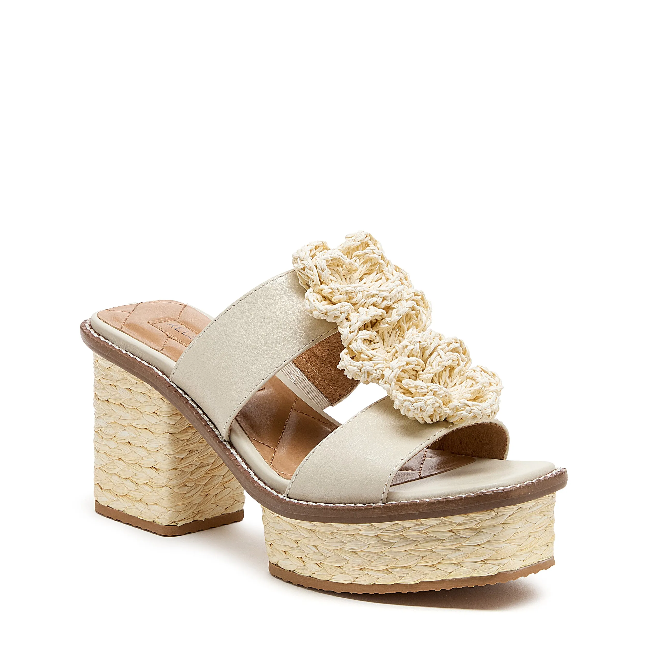 Grandy Raffia Flower Platform Sandals sold by Kelsi Dagger product image thumbnail 2