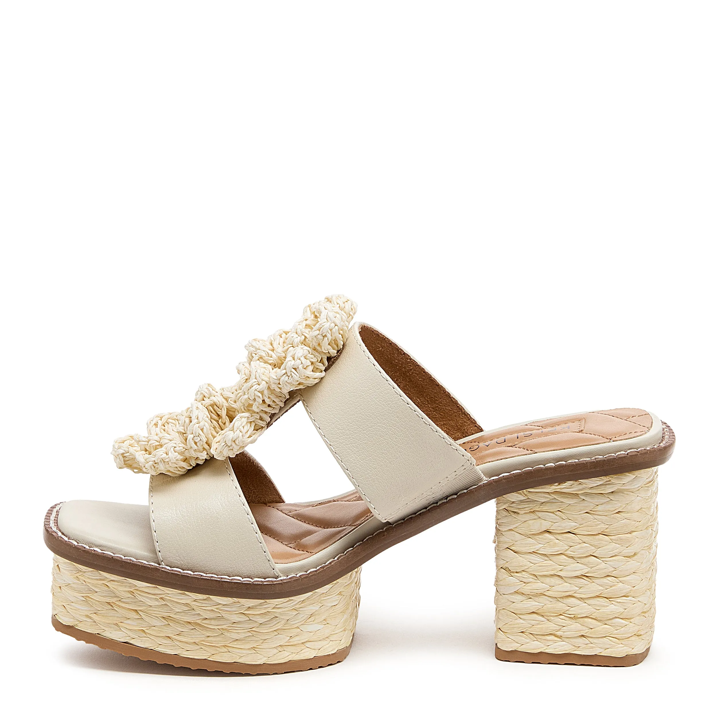 Grandy Raffia Flower Platform Sandals sold by Kelsi Dagger product image thumbnail 3