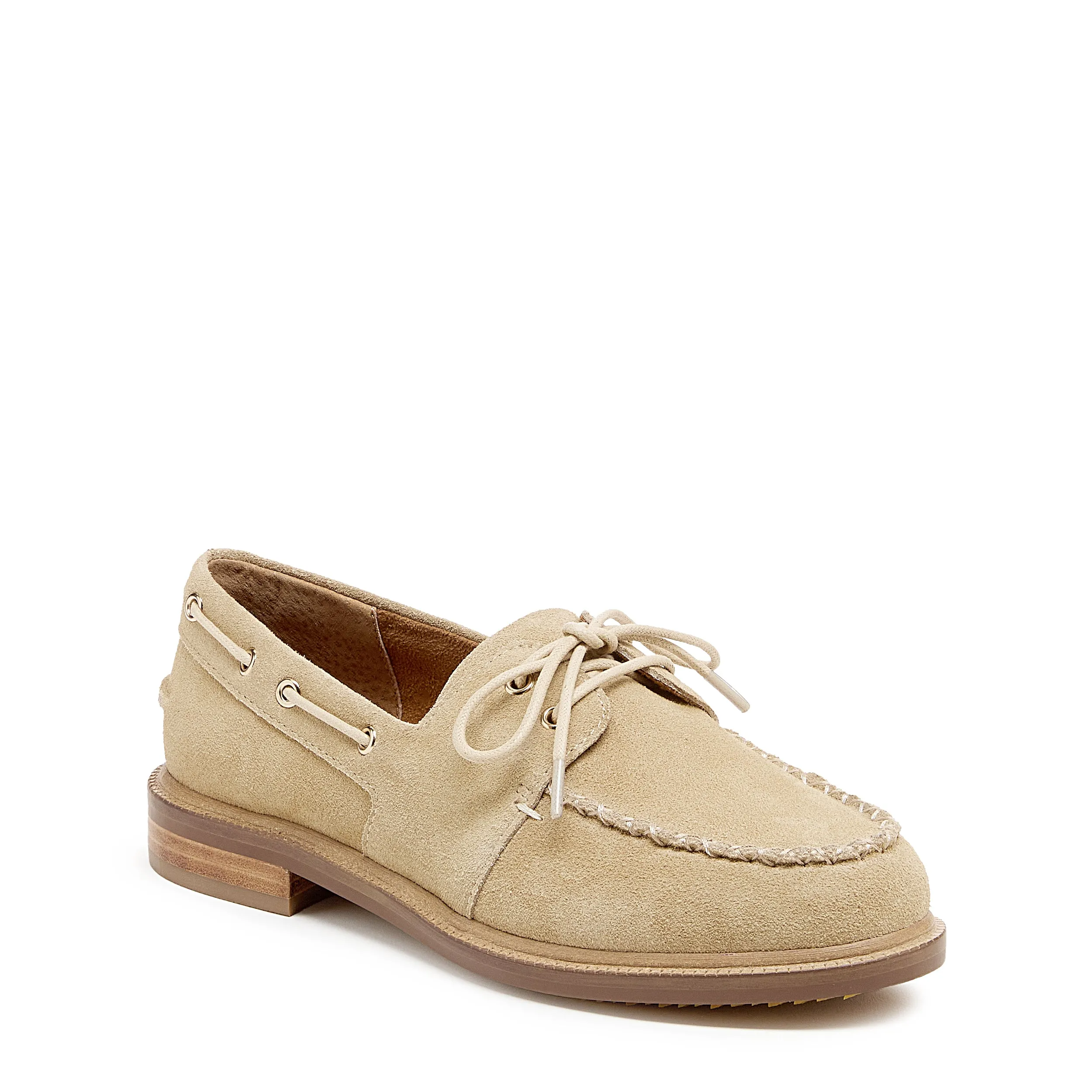 Linny Oatmeal Suede Boat Shoe sold by Kelsi Dagger product image thumbnail 2