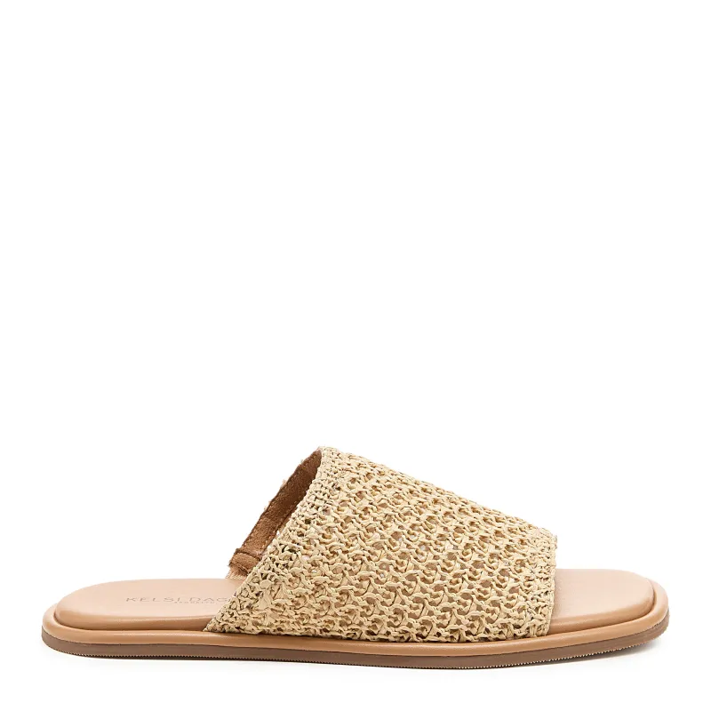 Benny Nature Slide Sandals made by Kelsi Dagger