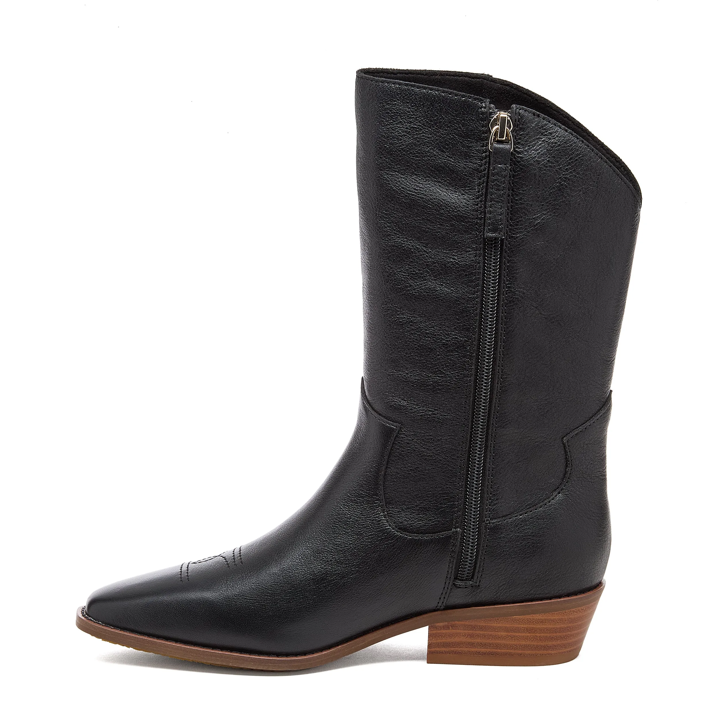 Piper Black Leather Boot sold by Kelsi Dagger product image thumbnail 3