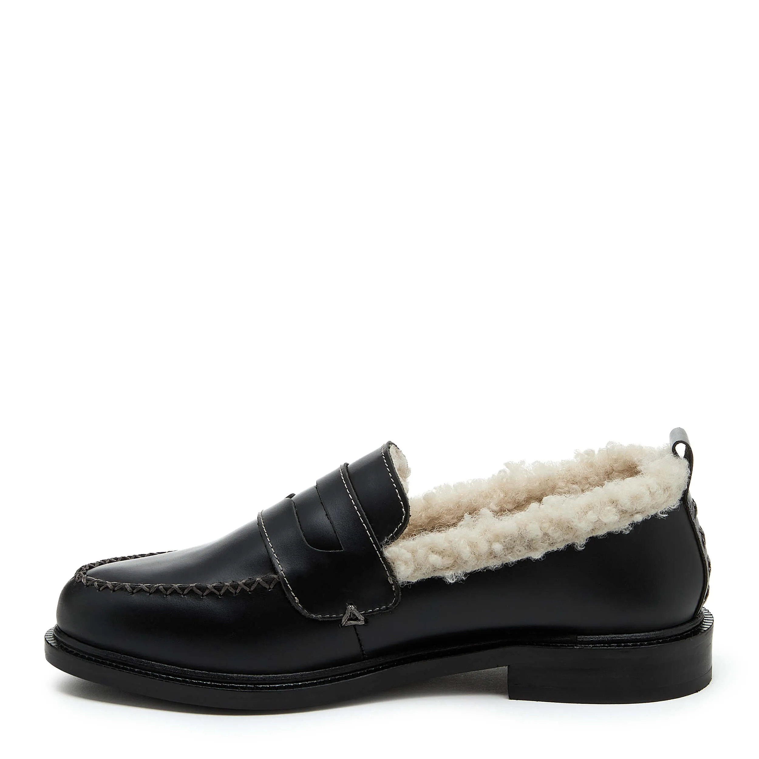 Lens Black Shearling Loafers sold by Kelsi Dagger product image thumbnail 3