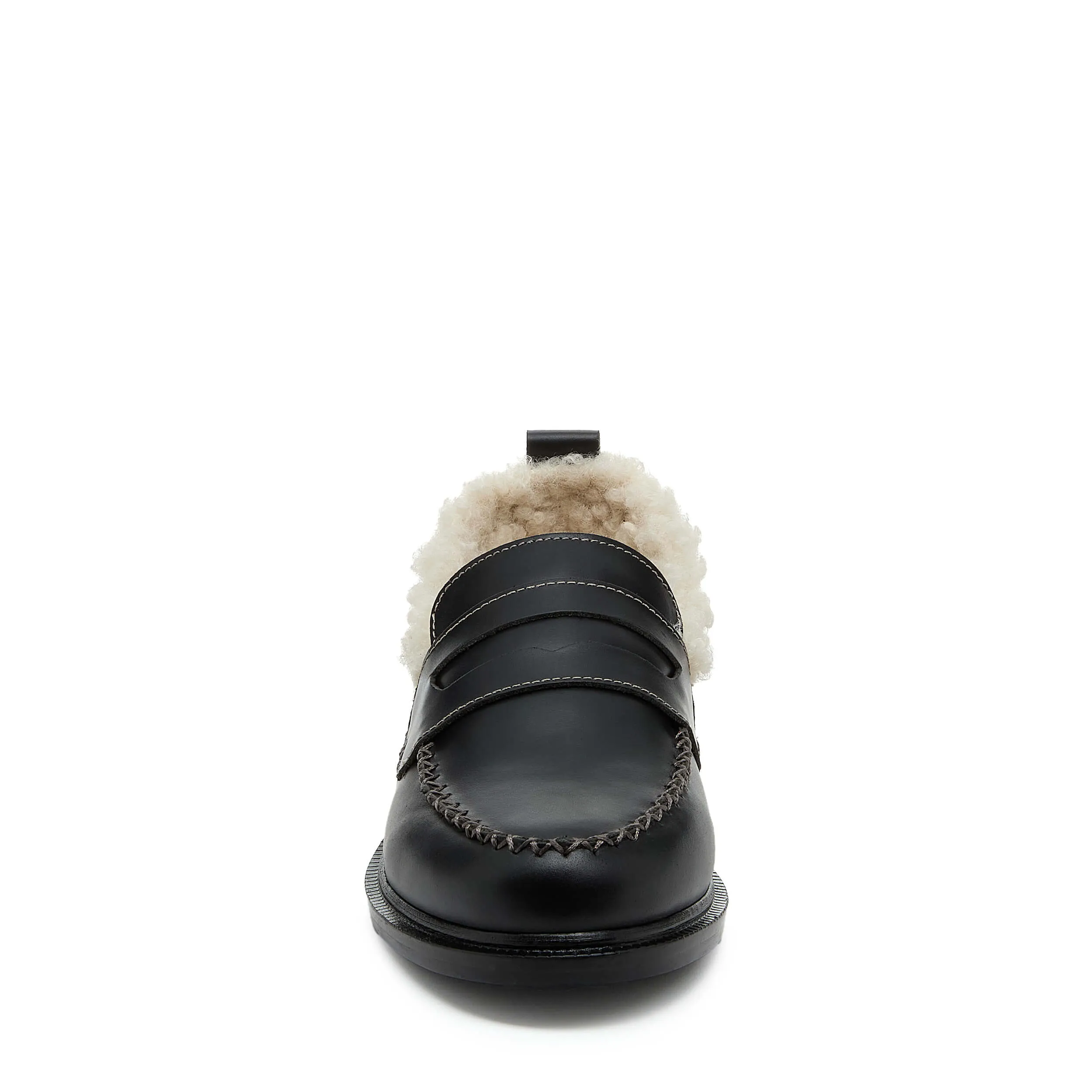 Lens Black Shearling Loafers sold by Kelsi Dagger product image thumbnail 4
