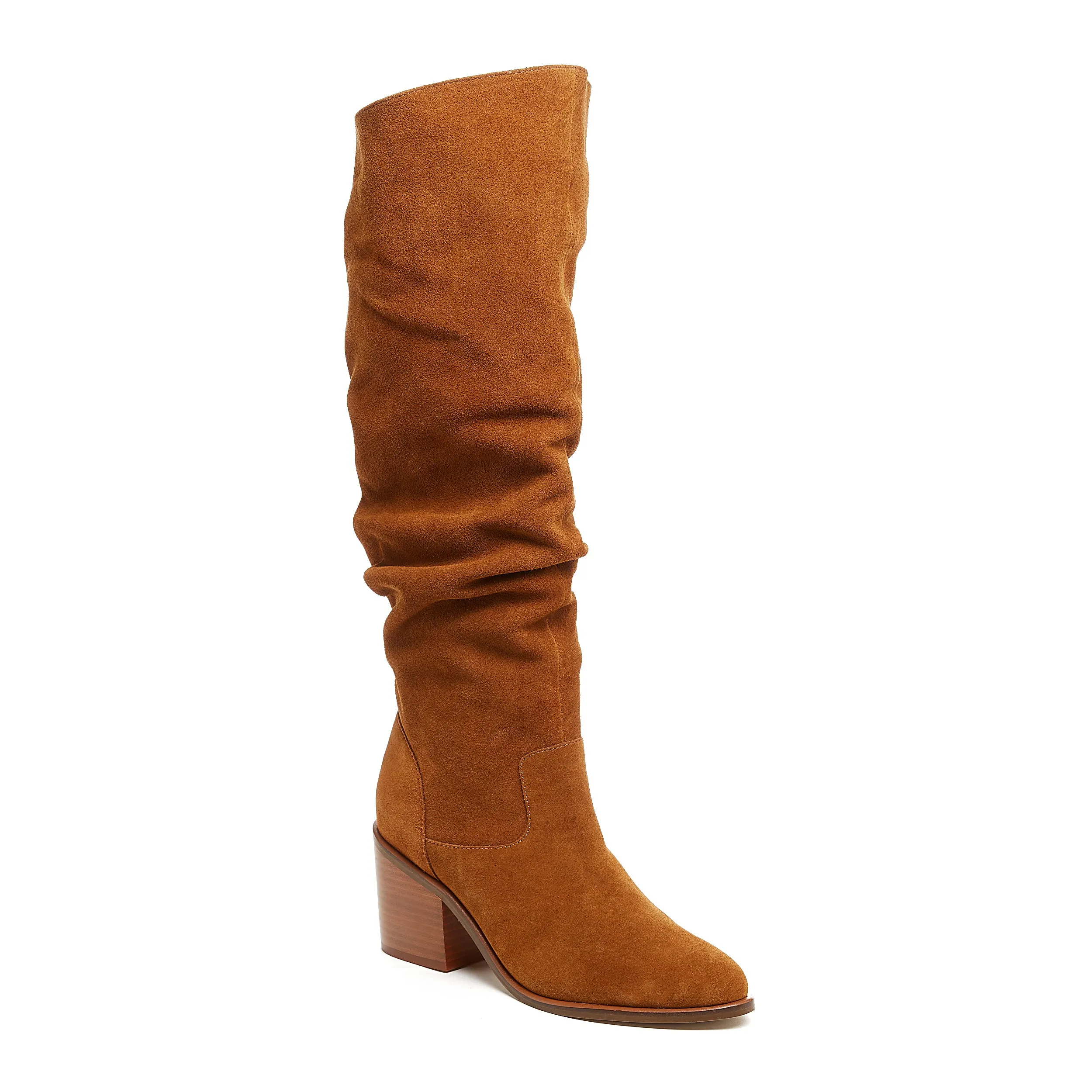 Easton Cognac Suede Slouchy Boots sold by Kelsi Dagger product image thumbnail 3