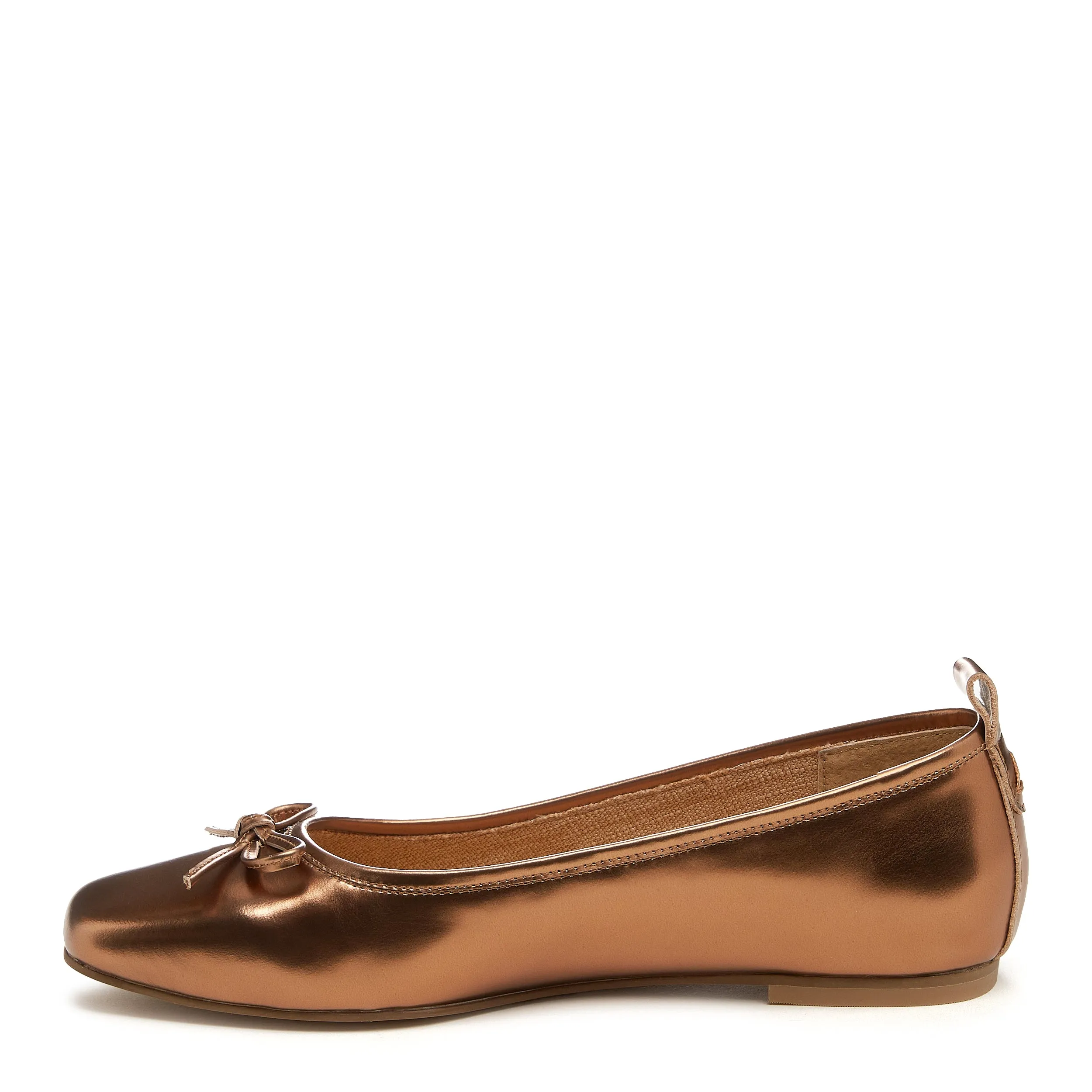 Frankie Cognac Metallic Ballet Flats sold by Kelsi Dagger product image thumbnail 4