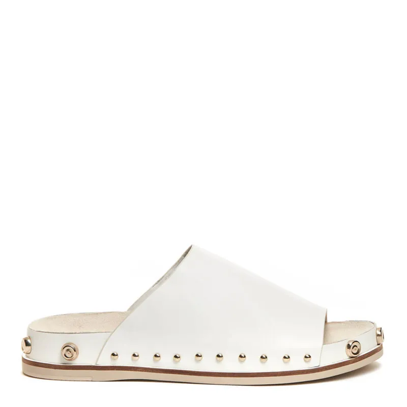 Squish White Stud Slide Sandals sold by Kelsi Dagger