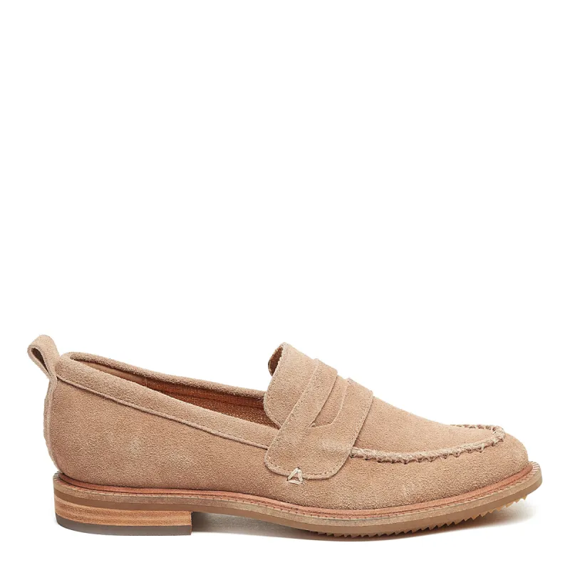 Lens Almond Suede Loafers sold by Kelsi Dagger