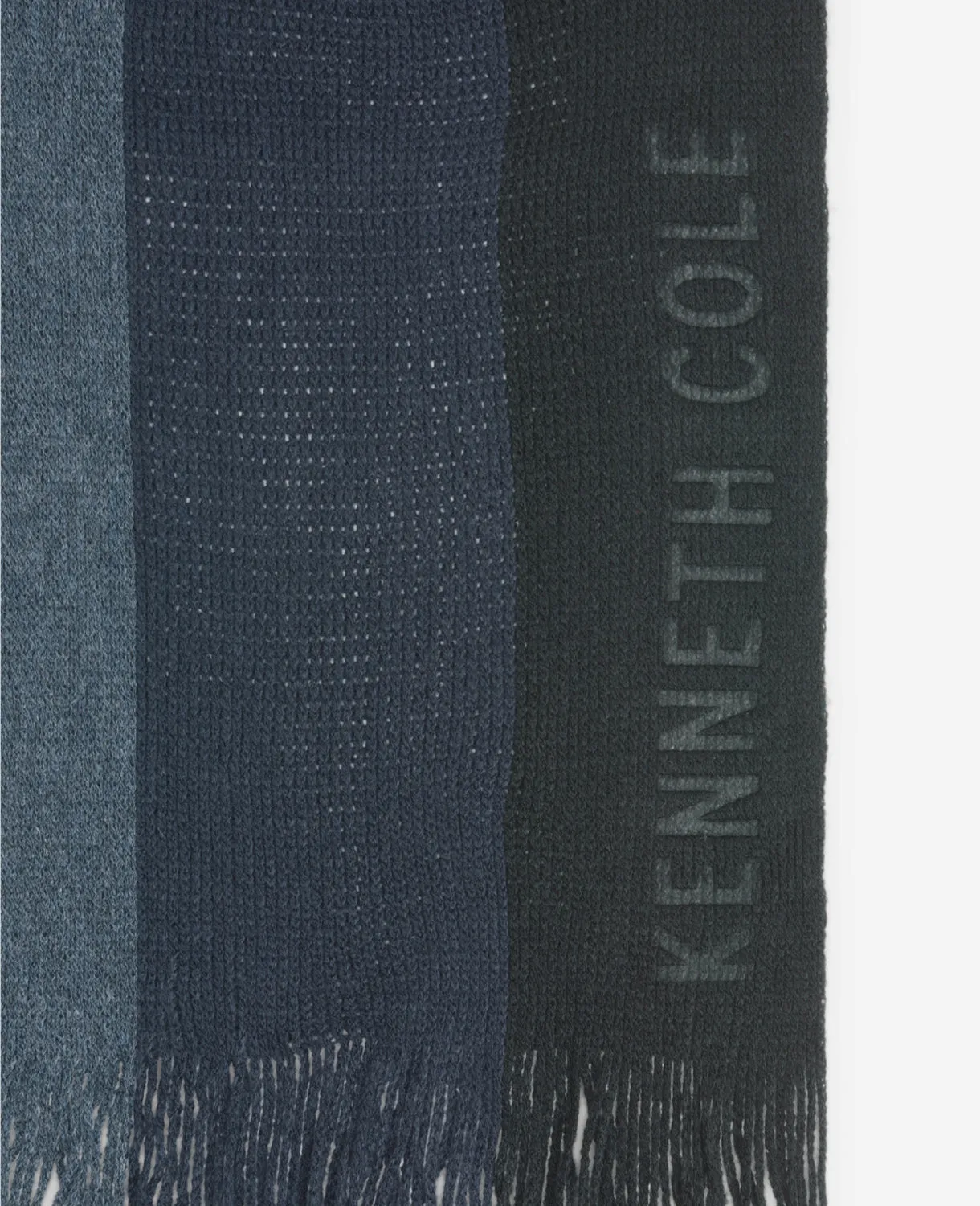 Striped Scarf with Sherpa-Lined Beanie Set sold by Kenneth Cole product image thumbnail 3