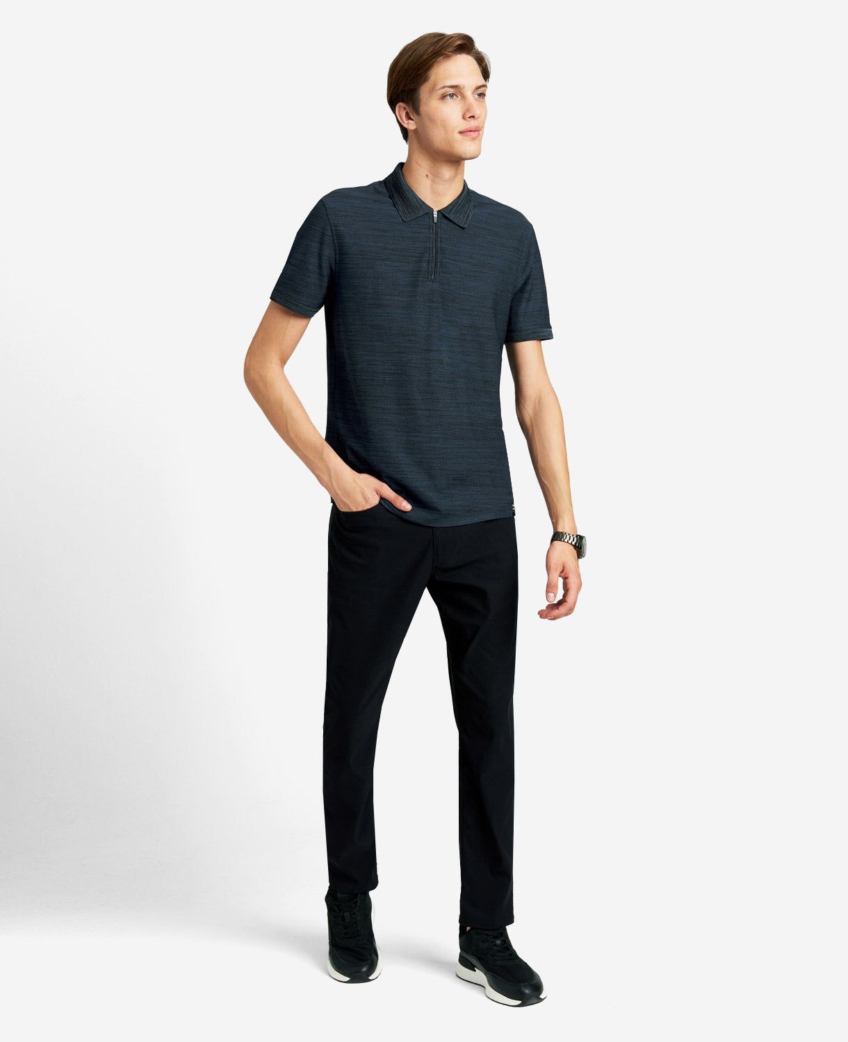 Knit Zip Polo sold by Kenneth Cole product image thumbnail 2