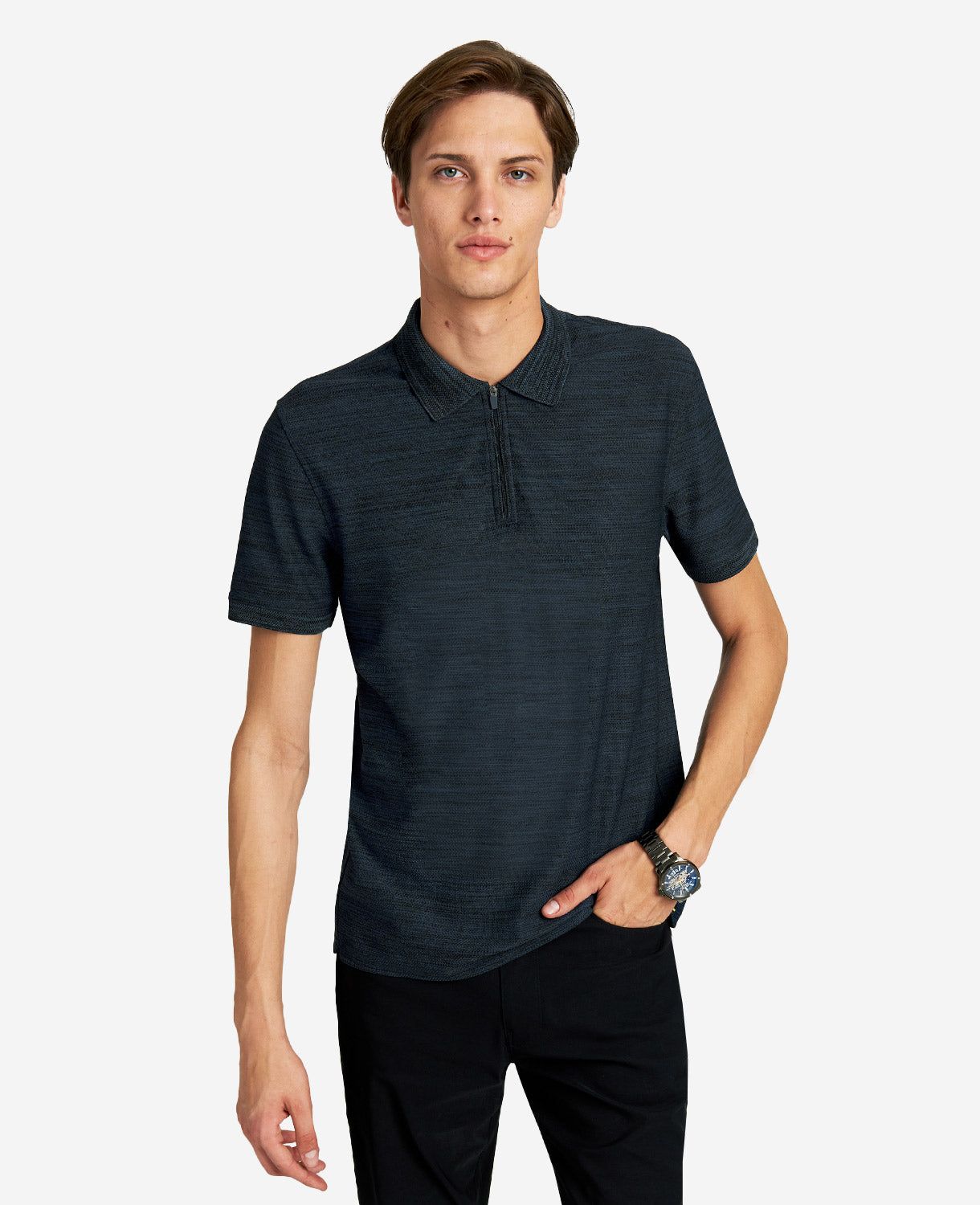 Knit Zip Polo sold by Kenneth Cole product image thumbnail 4