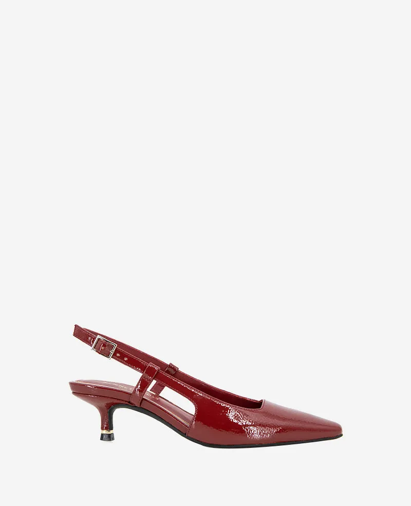 Martha Patent Slingback Kitten Heel sold by Kenneth Cole