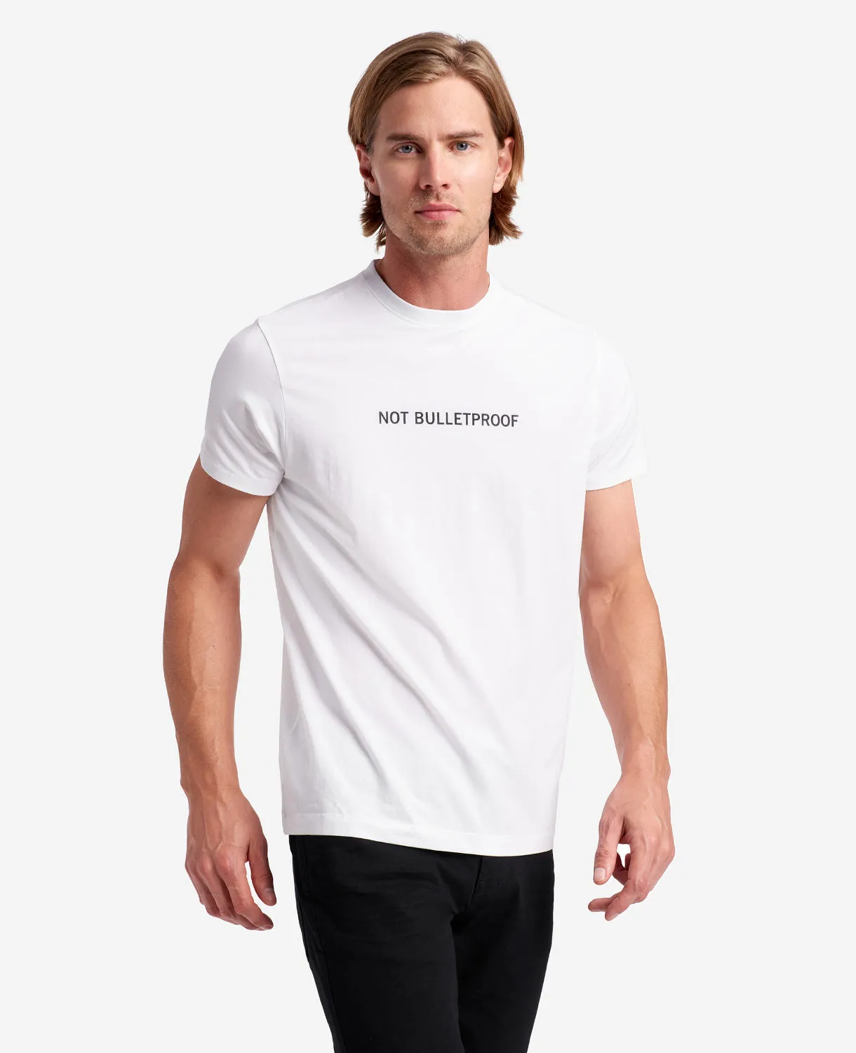 Site Exclusive! Not Bulletproof T-Shirt black sold by Kenneth Cole product image thumbnail 3