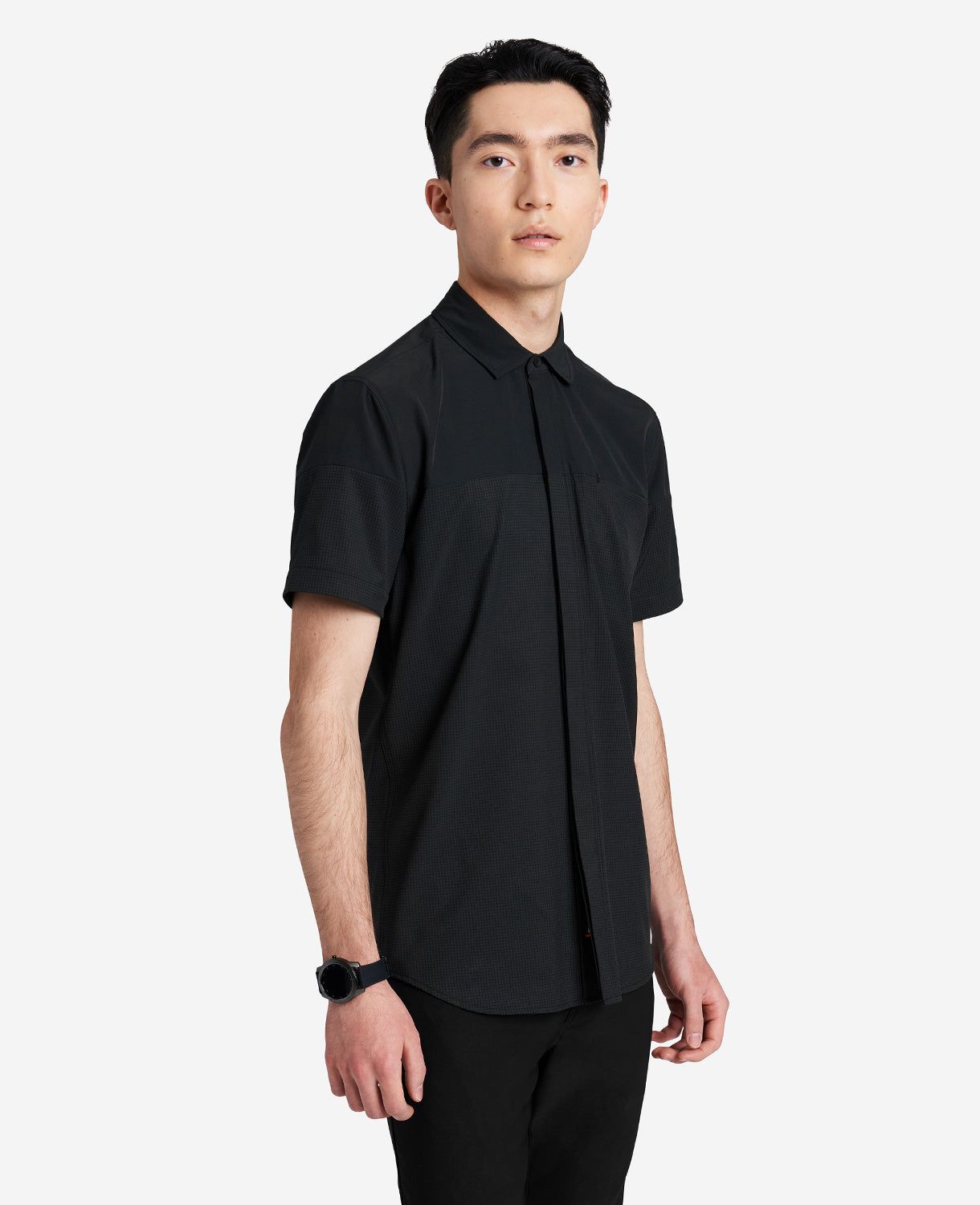 Stretch Short Sleeve Button-Down Shirt sold by Kenneth Cole