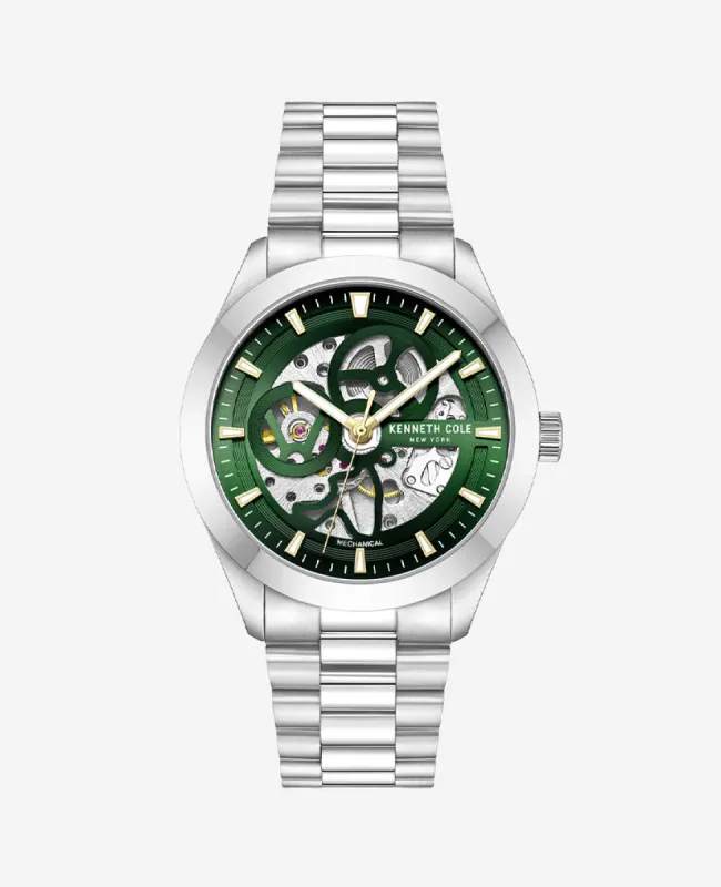 Kenneth Cole Mechanical Stainless Steel Watch sold by Kenneth Cole