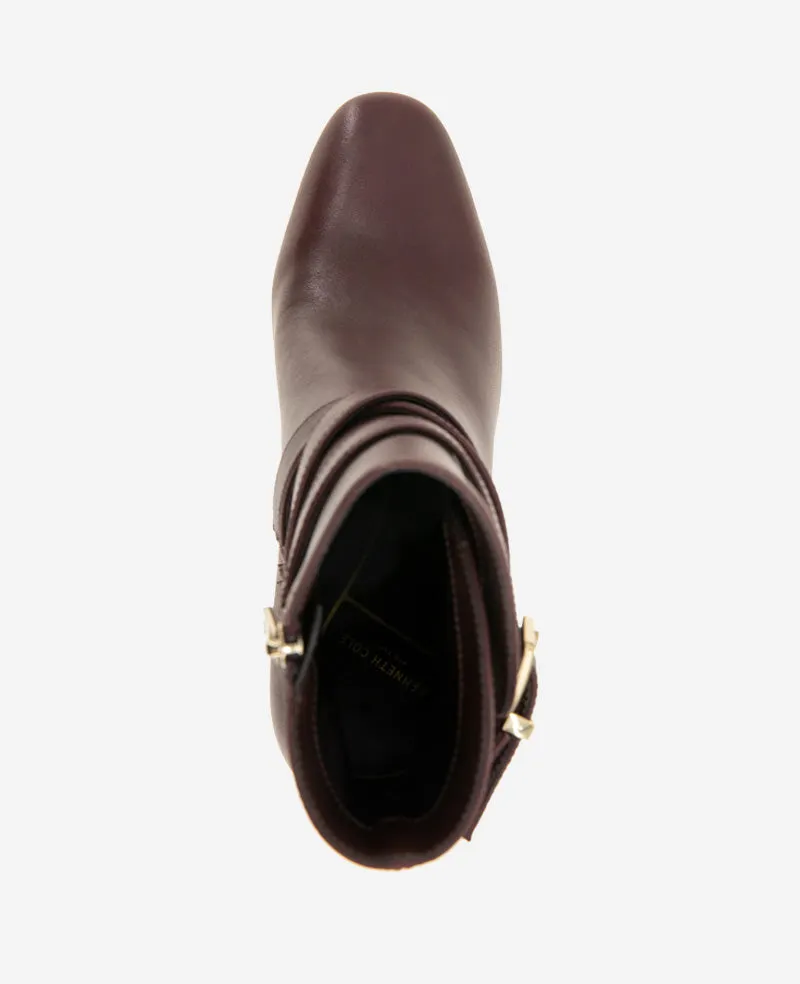 Nellie Leather Buckle Heel Bootie sold by Kenneth Cole product image thumbnail 4